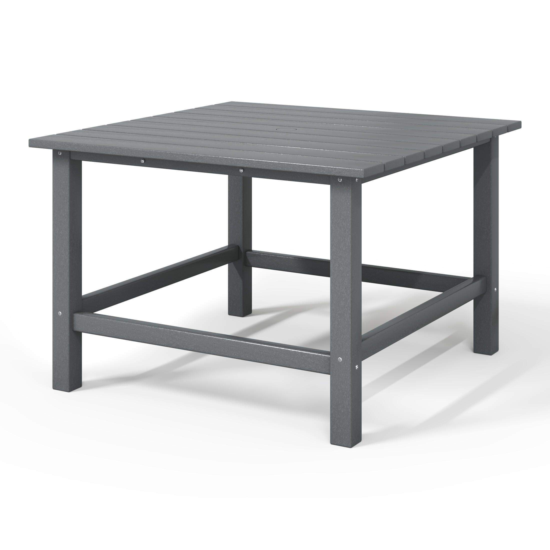 Westin Furniture Laguna Outdoor Dining Table, Gray, large