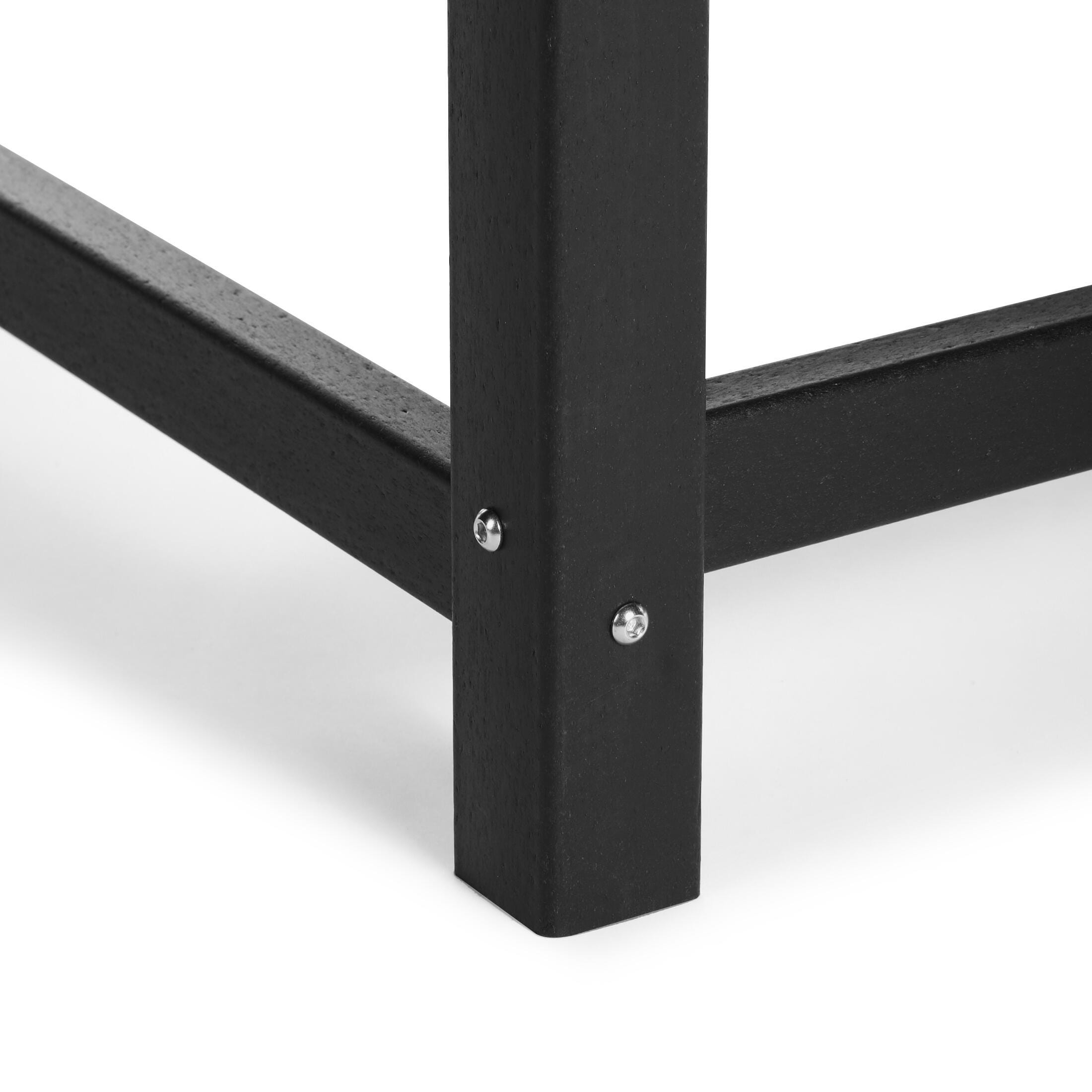 Westin Furniture Laguna Outdoor Dining Table, Black, large