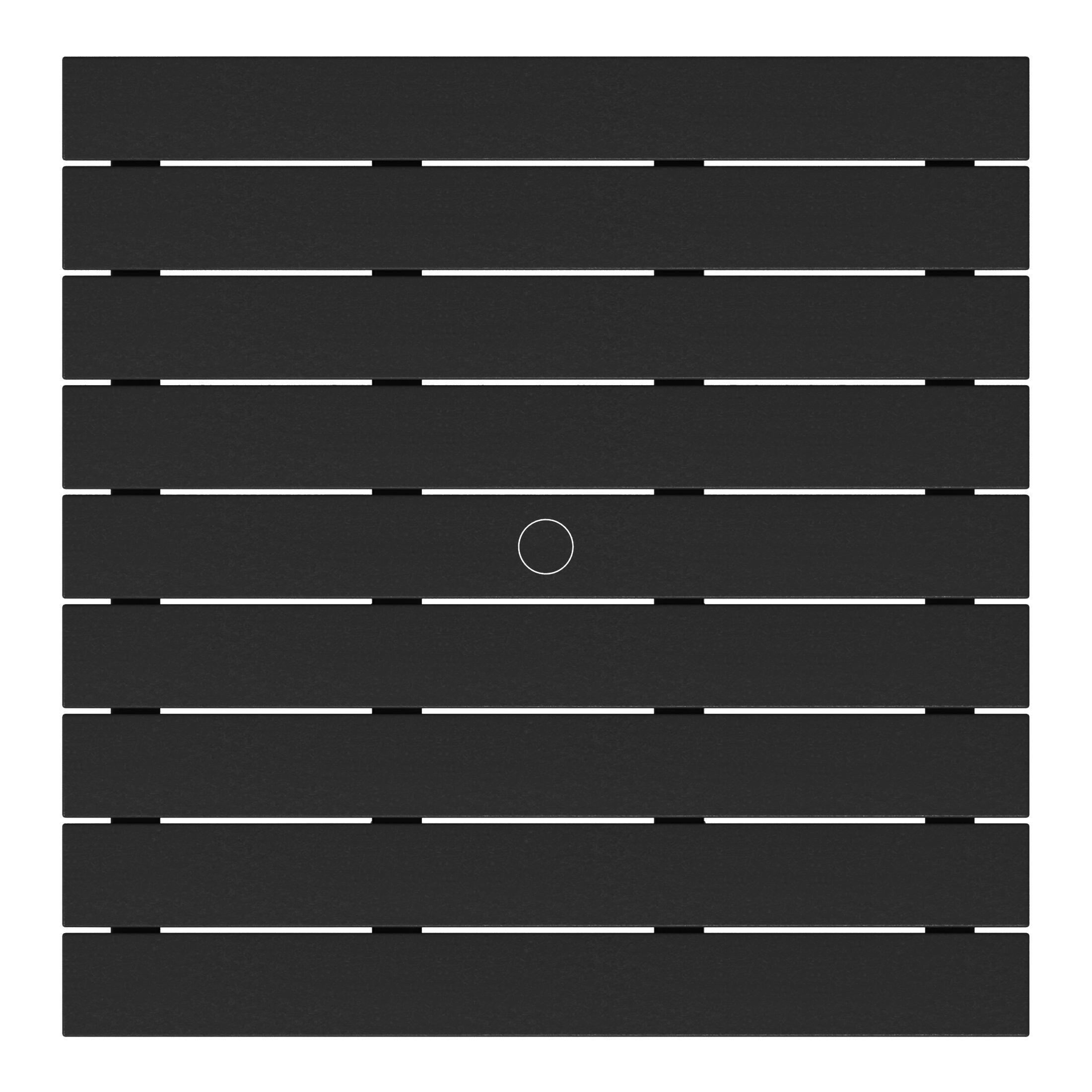 Westin Furniture Laguna Outdoor Dining Table, Black, large