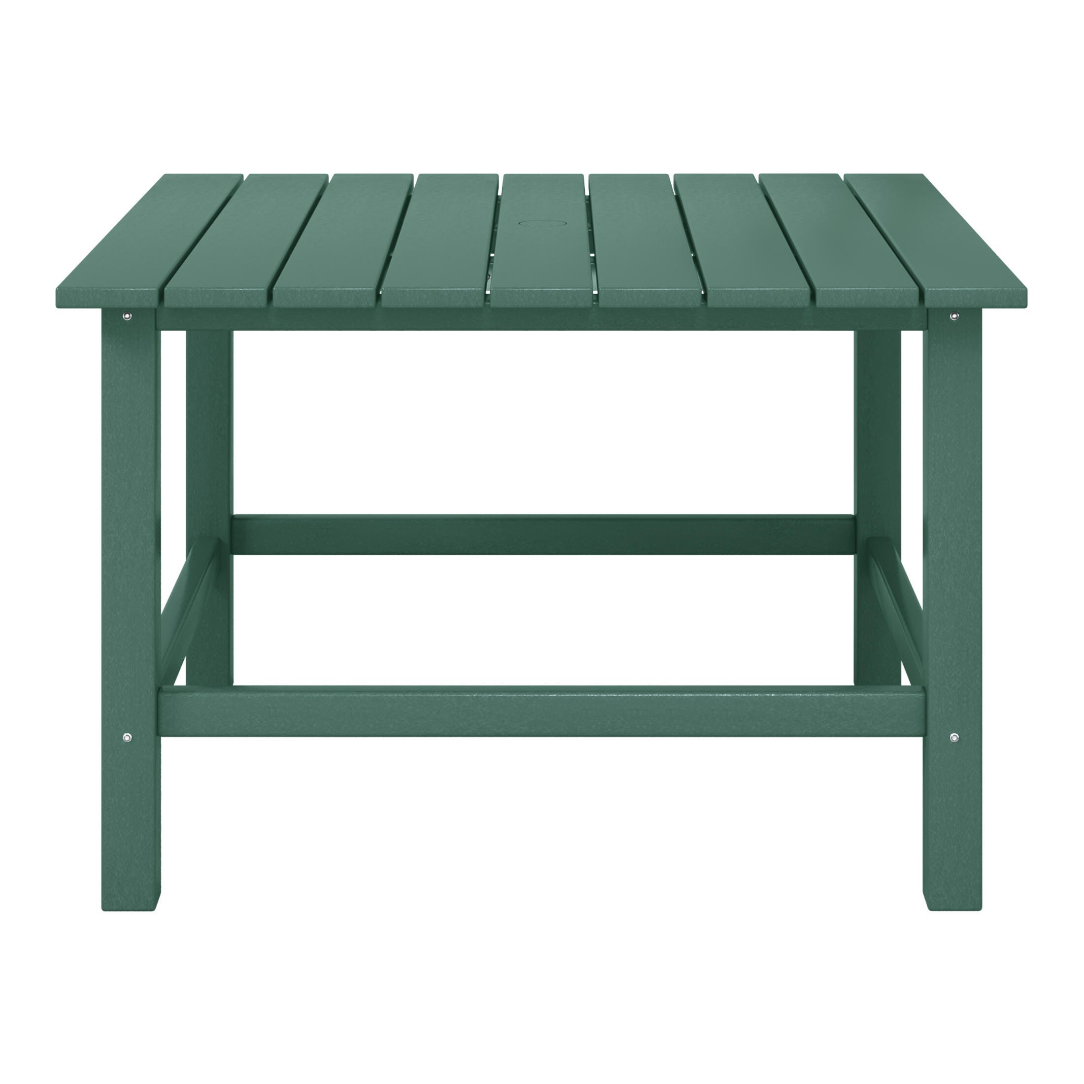 Westin Furniture Laguna Outdoor Dining Table, Dark Green, large