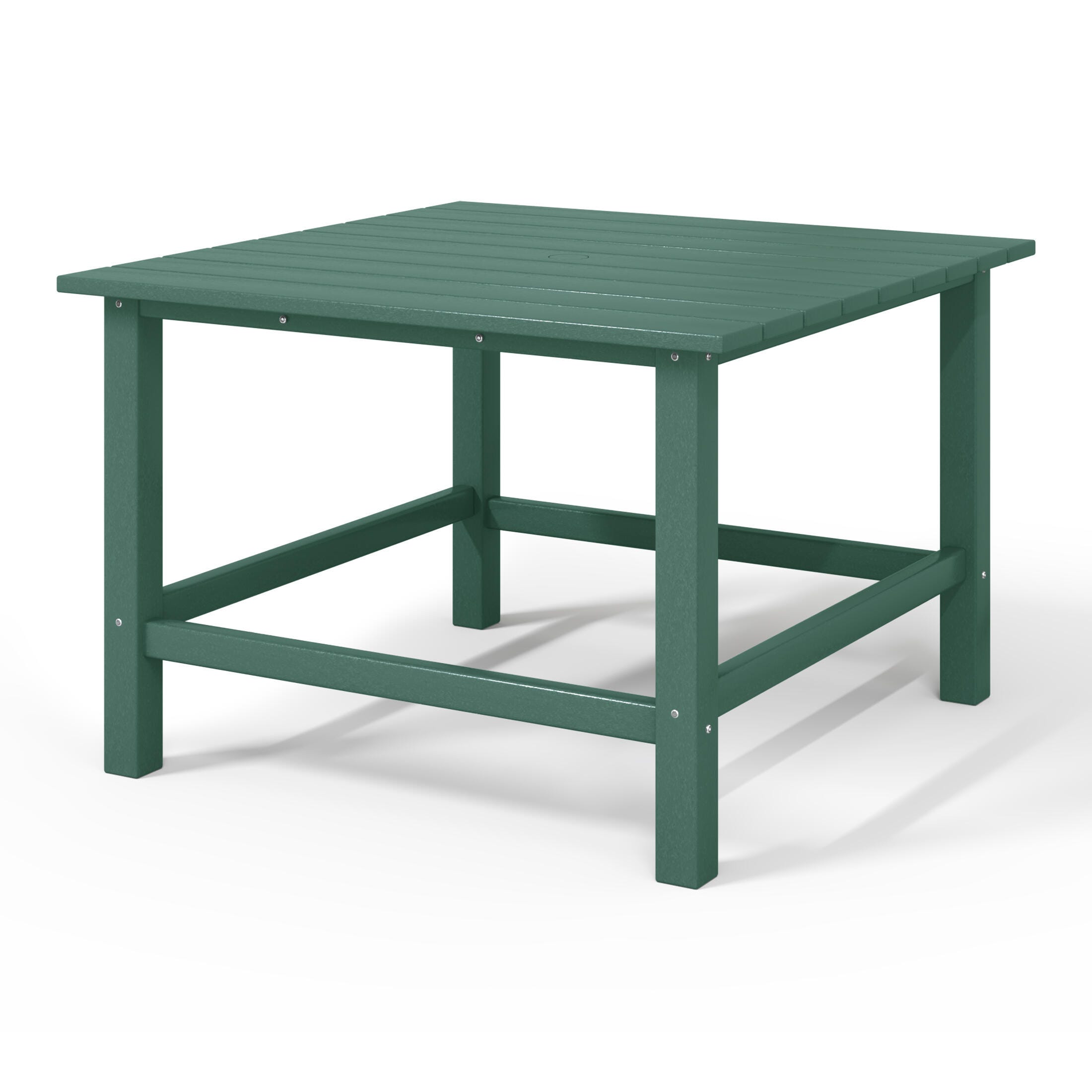 Westin Furniture Laguna Outdoor Dining Table, Dark Green, large