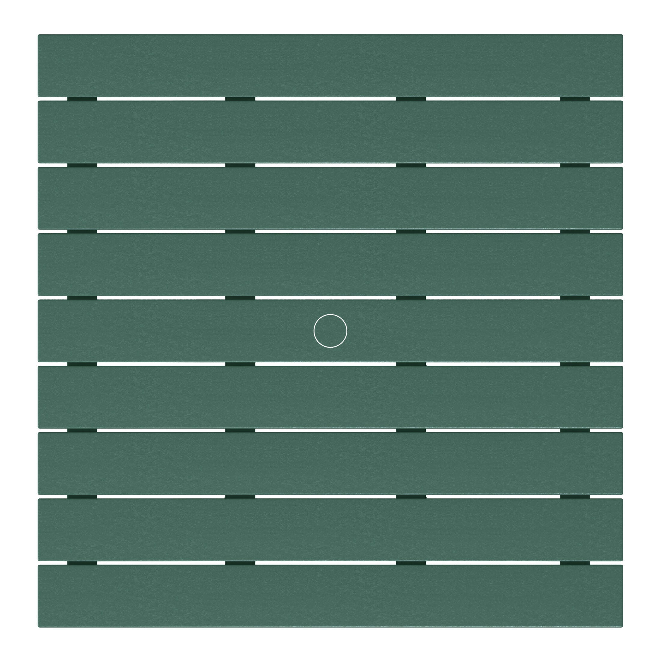 Westin Furniture Laguna Outdoor Dining Table, Dark Green, large