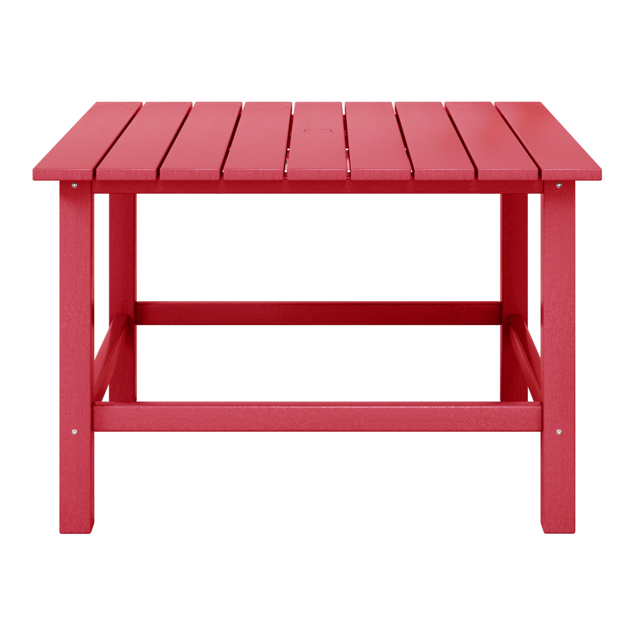 Westin Furniture Laguna Outdoor Dining Table, Red, large