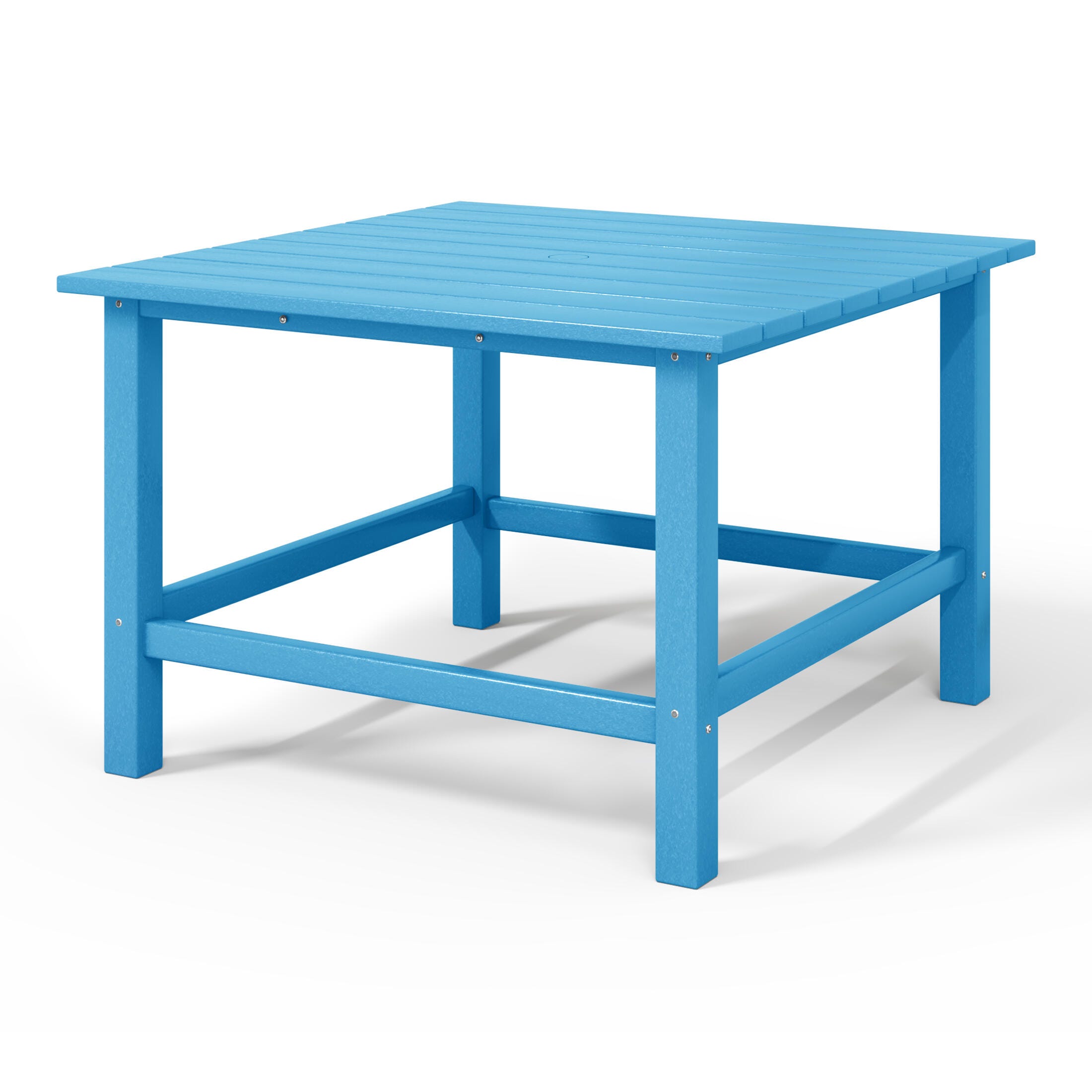 Westin Furniture Laguna Outdoor Dining Table, Pacific Blue, large