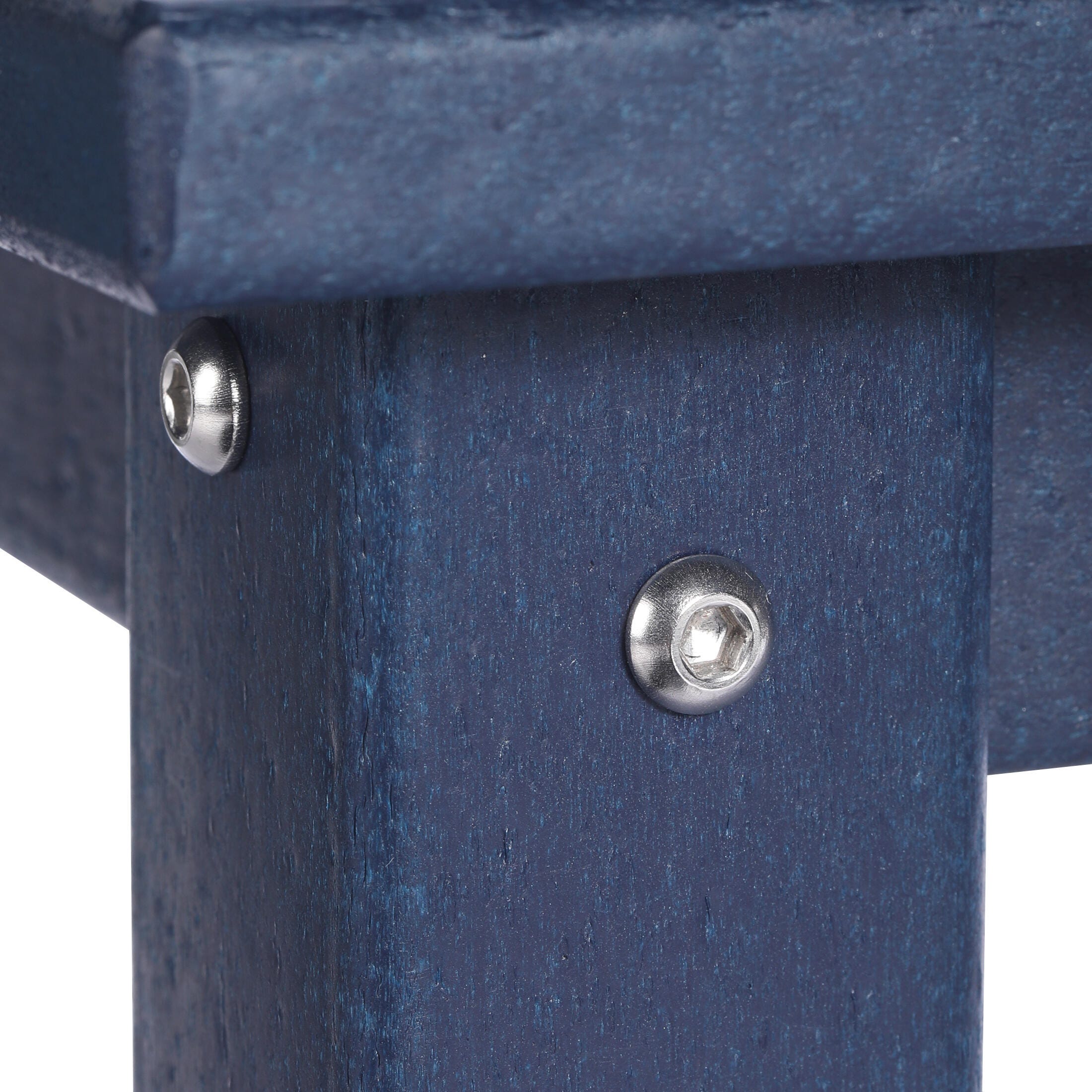 Westin Furniture Laguna Outdoor Dining Table, Navy Blue, large
