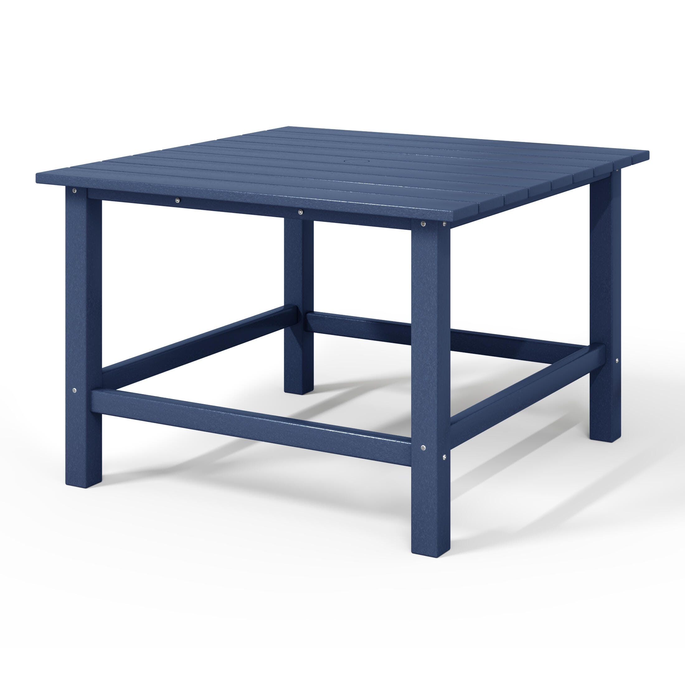 Westin Furniture Laguna Outdoor Dining Table, Navy Blue, large