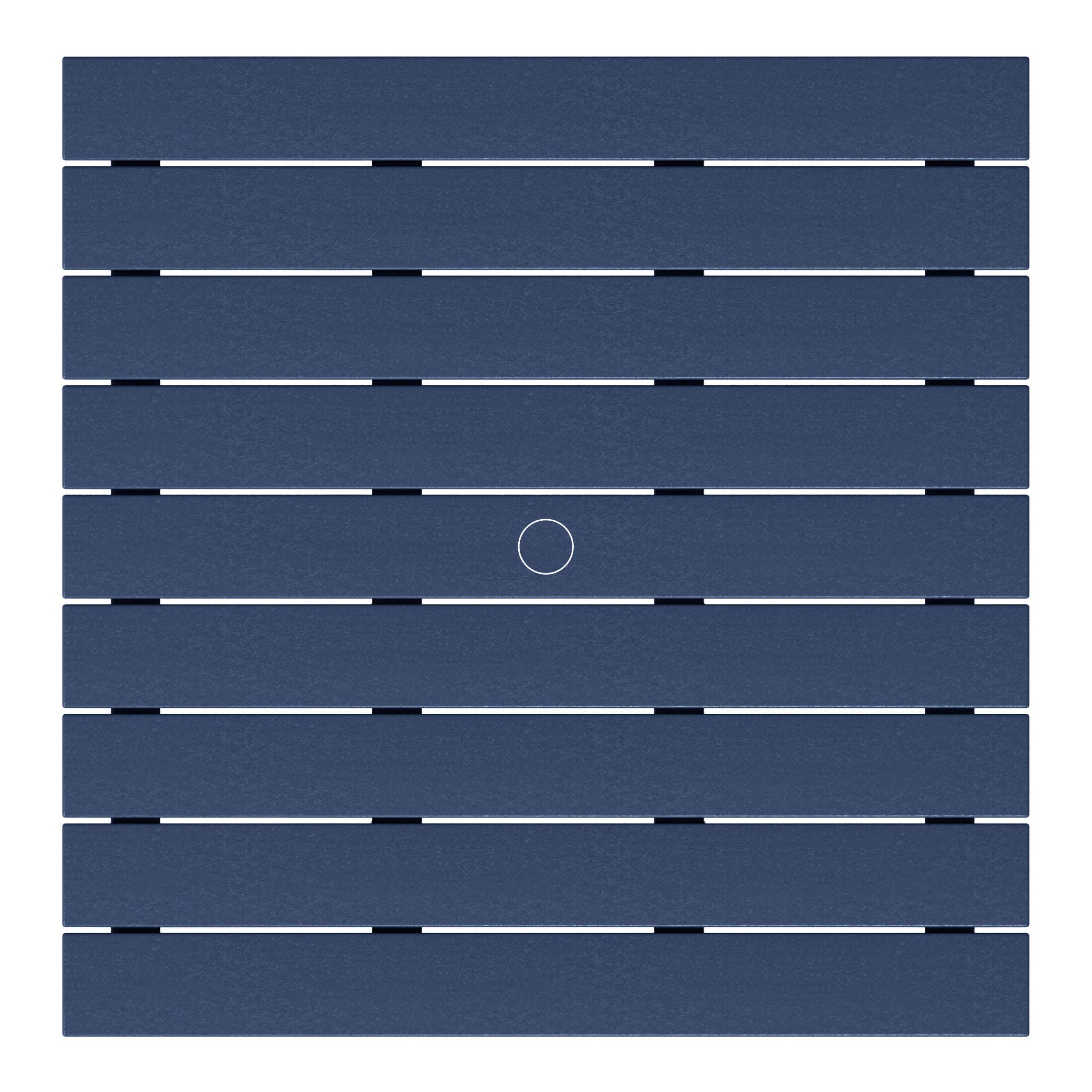 Westin Furniture Laguna Outdoor Dining Table, Navy Blue, large