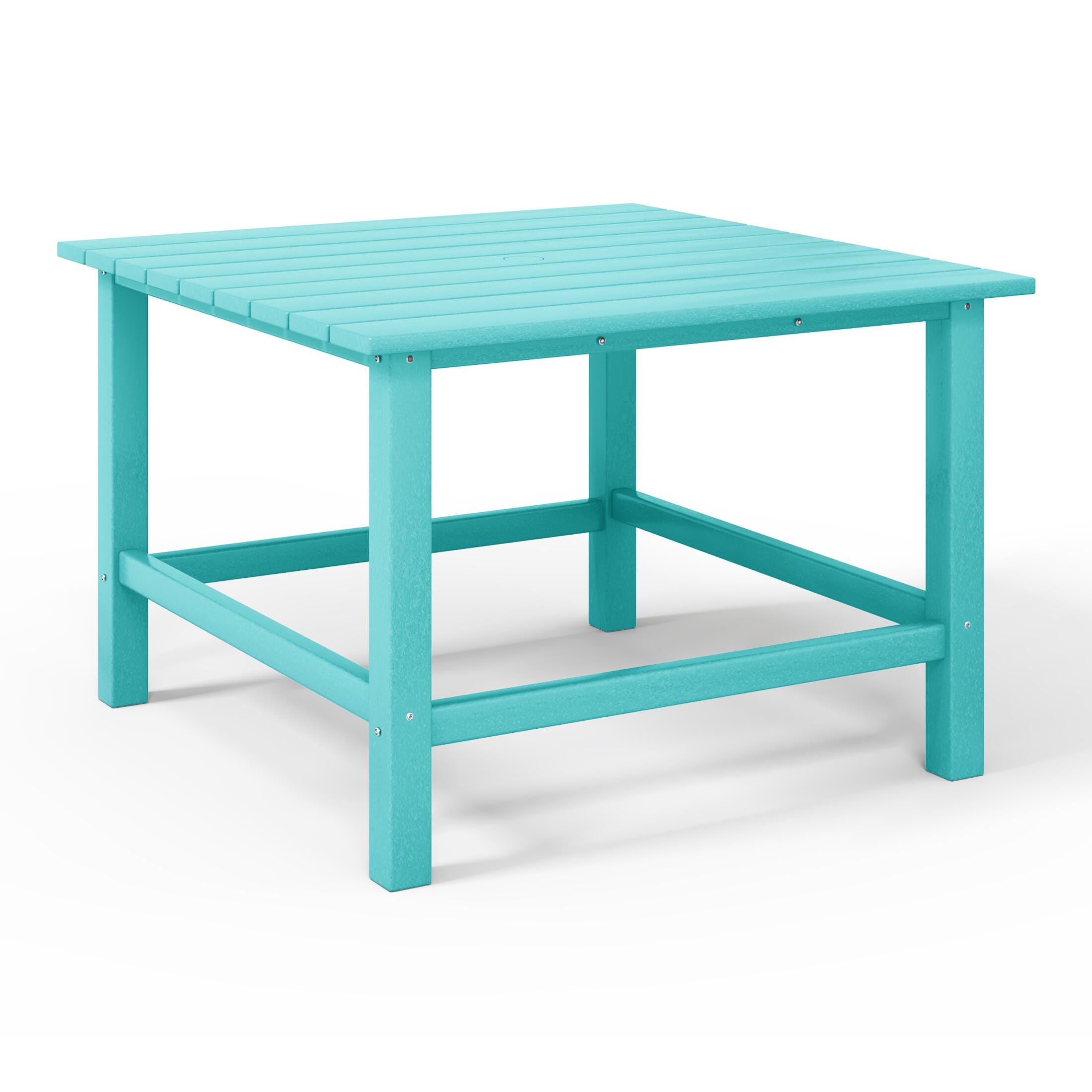 Westin Furniture Laguna Outdoor Dining Table, Turquoise, large