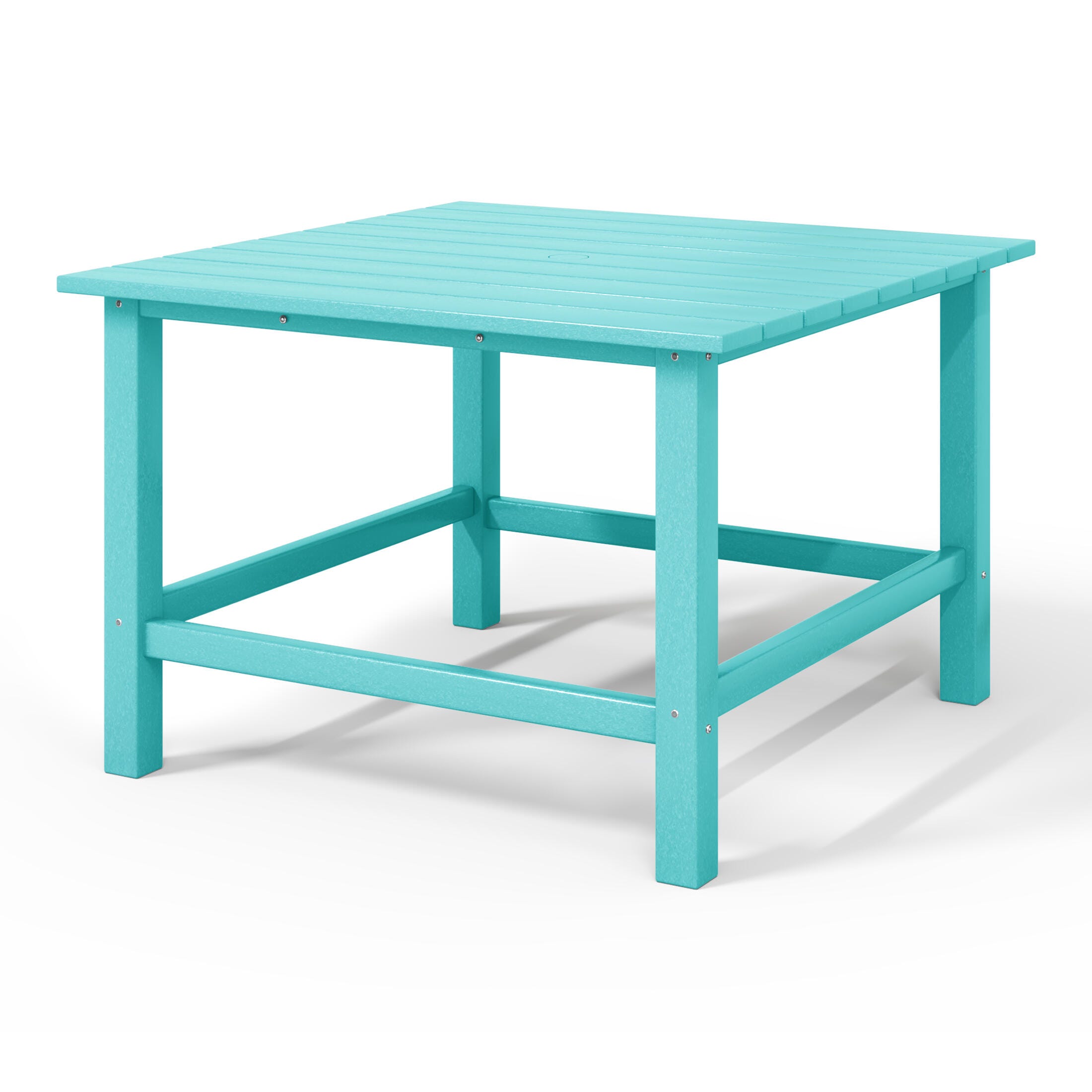Westin Furniture Laguna Outdoor Dining Table, Turquoise, large