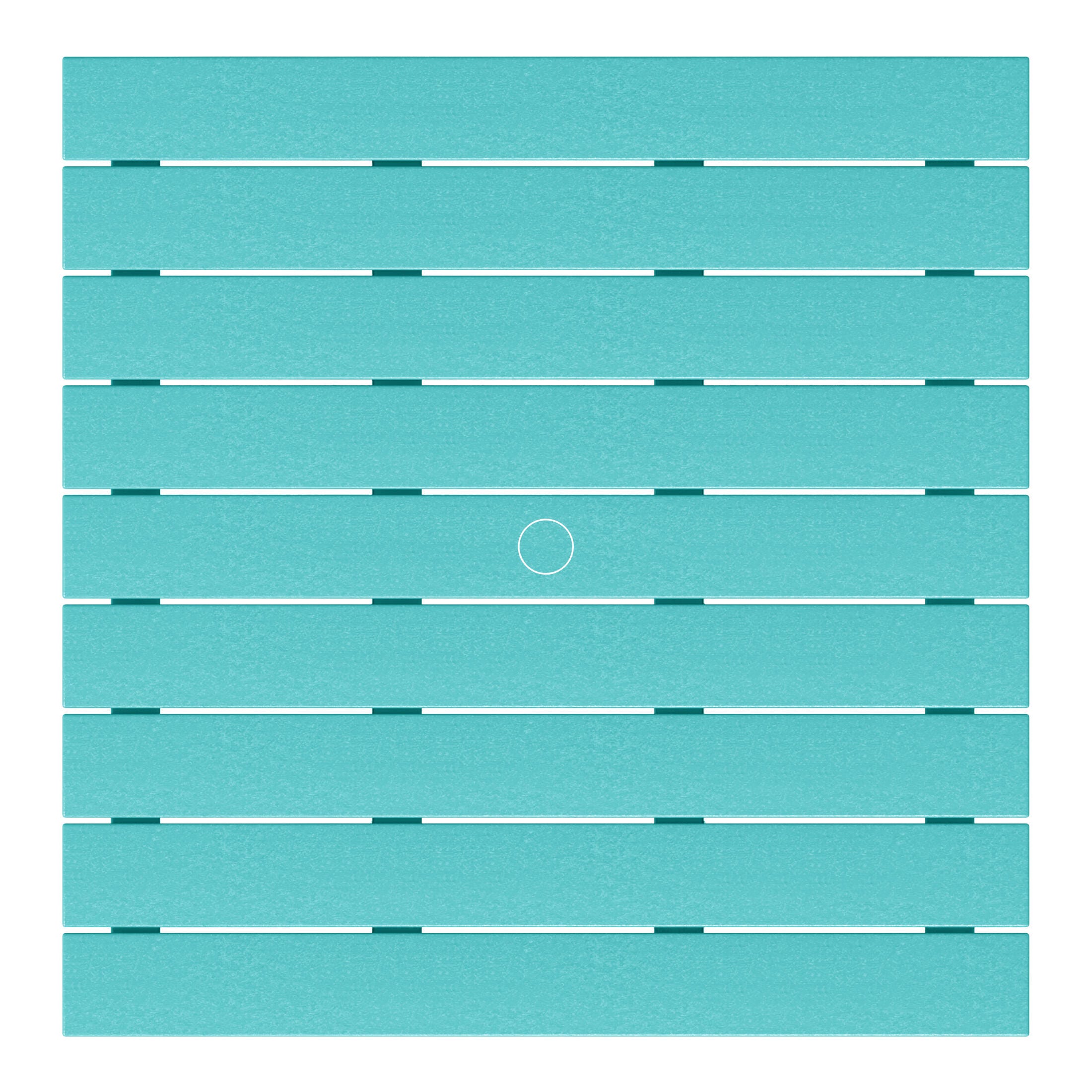 Westin Furniture Laguna Outdoor Dining Table, Turquoise, large