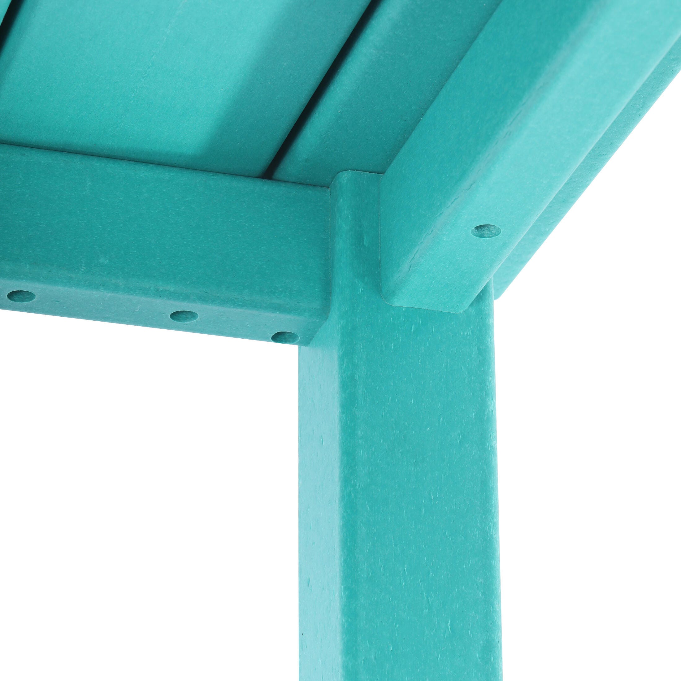 Westin Furniture Laguna Outdoor Dining Table, Turquoise, large