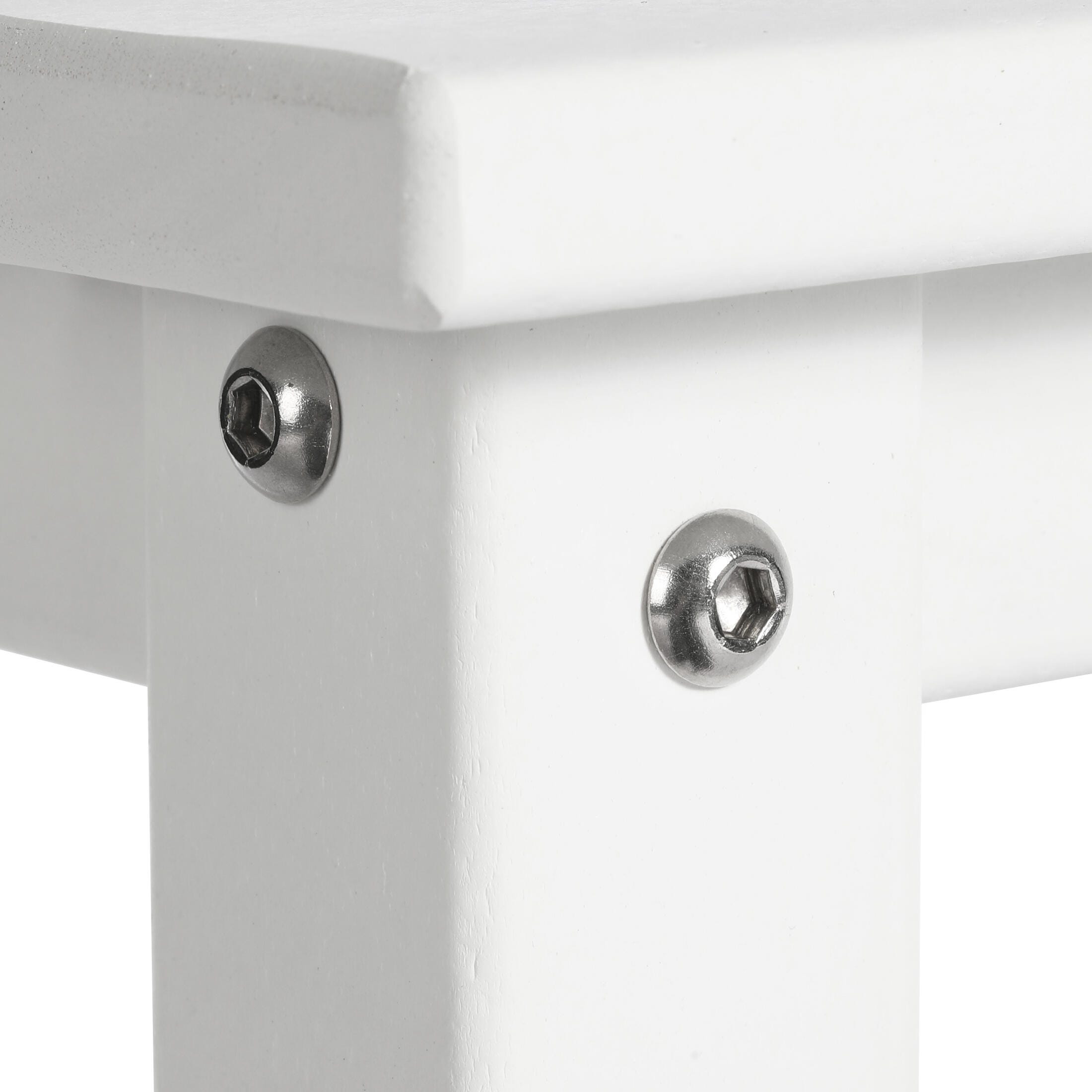 Westin Furniture Laguna Outdoor Dining Table, White, large