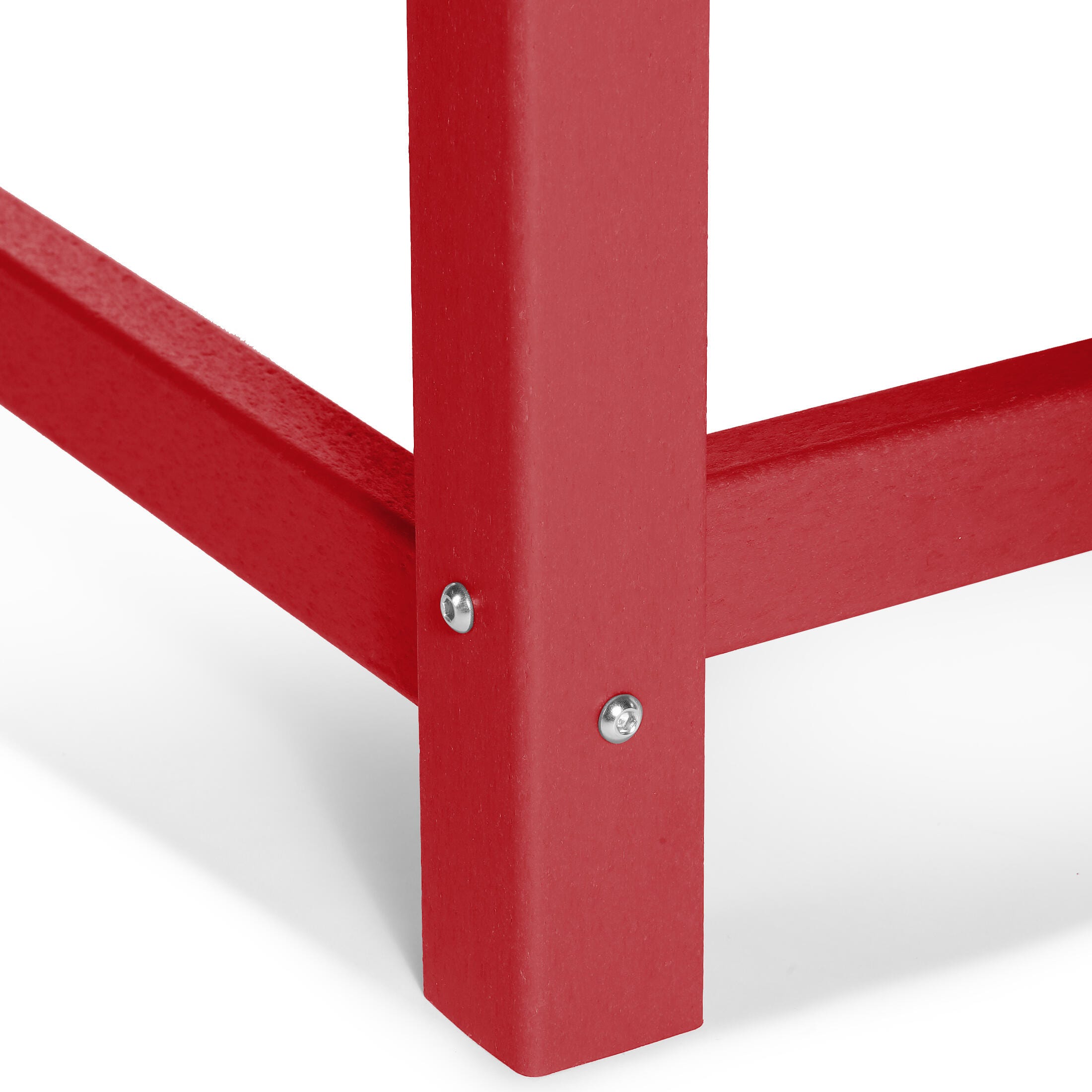 Westin Furniture Laguna Outdoor Round Dining Table, Red, large