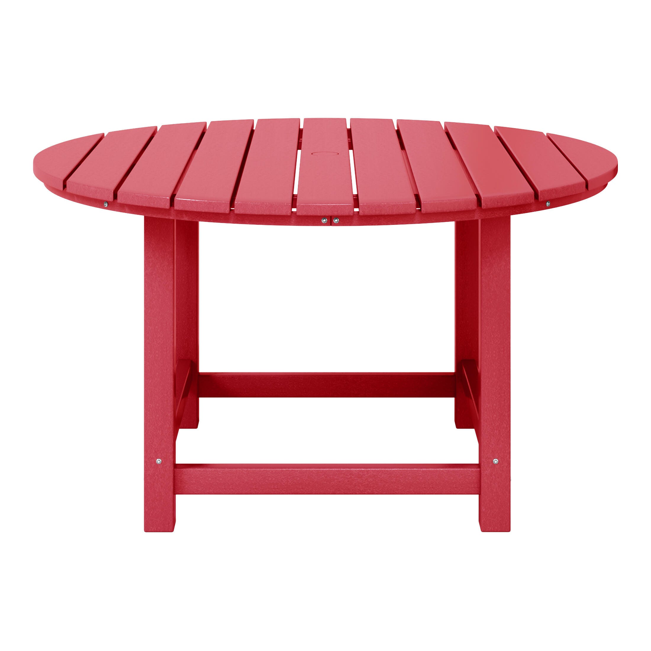 Westin Furniture Laguna Outdoor Round Dining Table, Red, large
