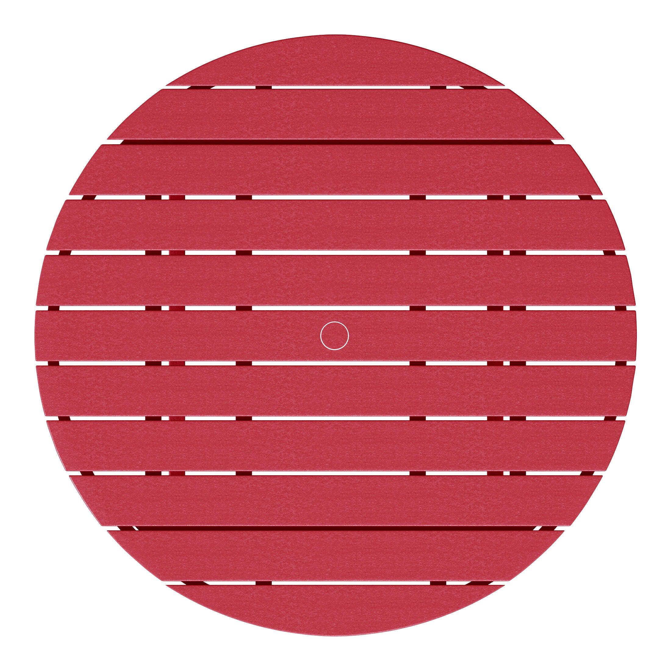 Westin Furniture Laguna Outdoor Round Dining Table, Red, large