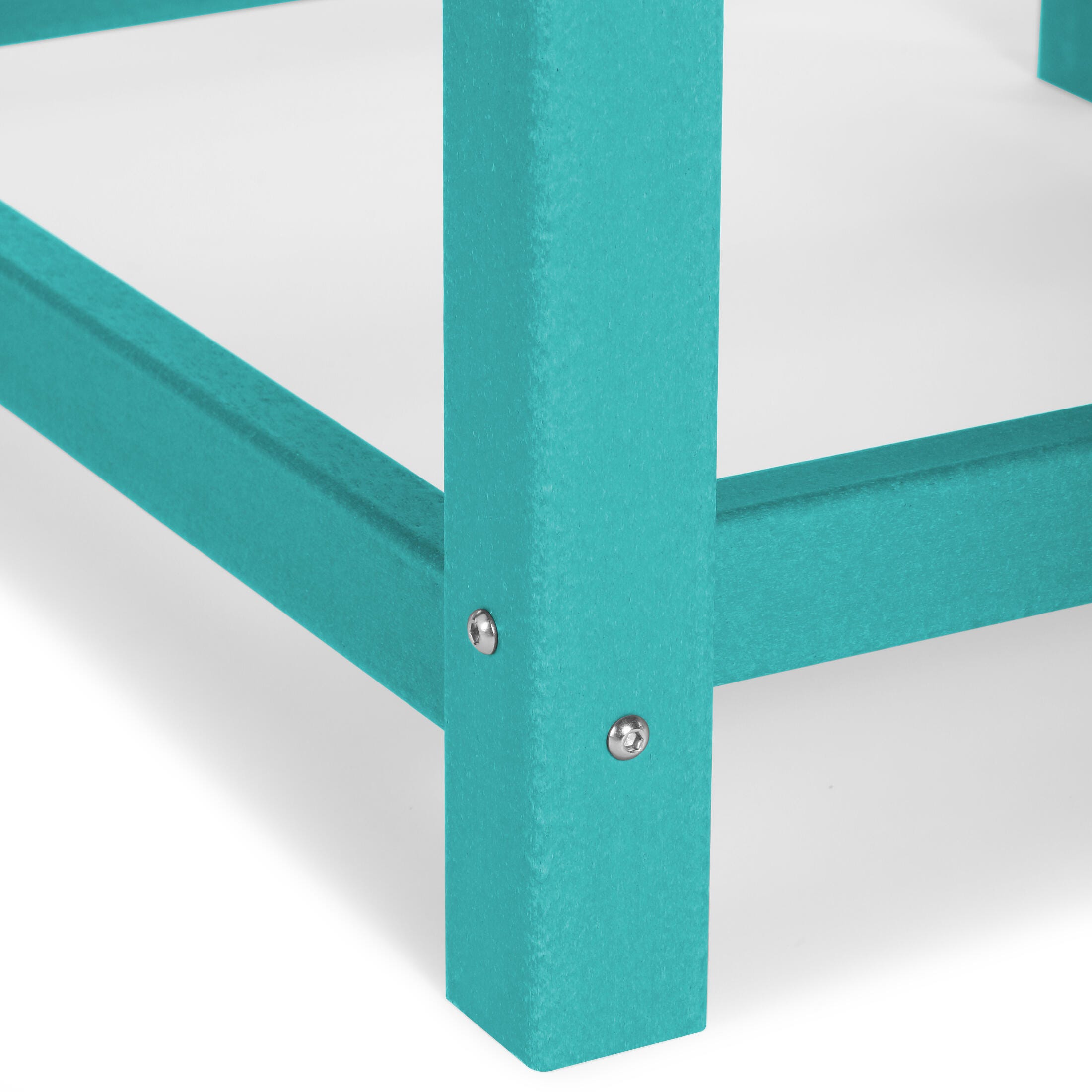 Westin Furniture Laguna Outdoor Round Dining Table, Turquoise, large