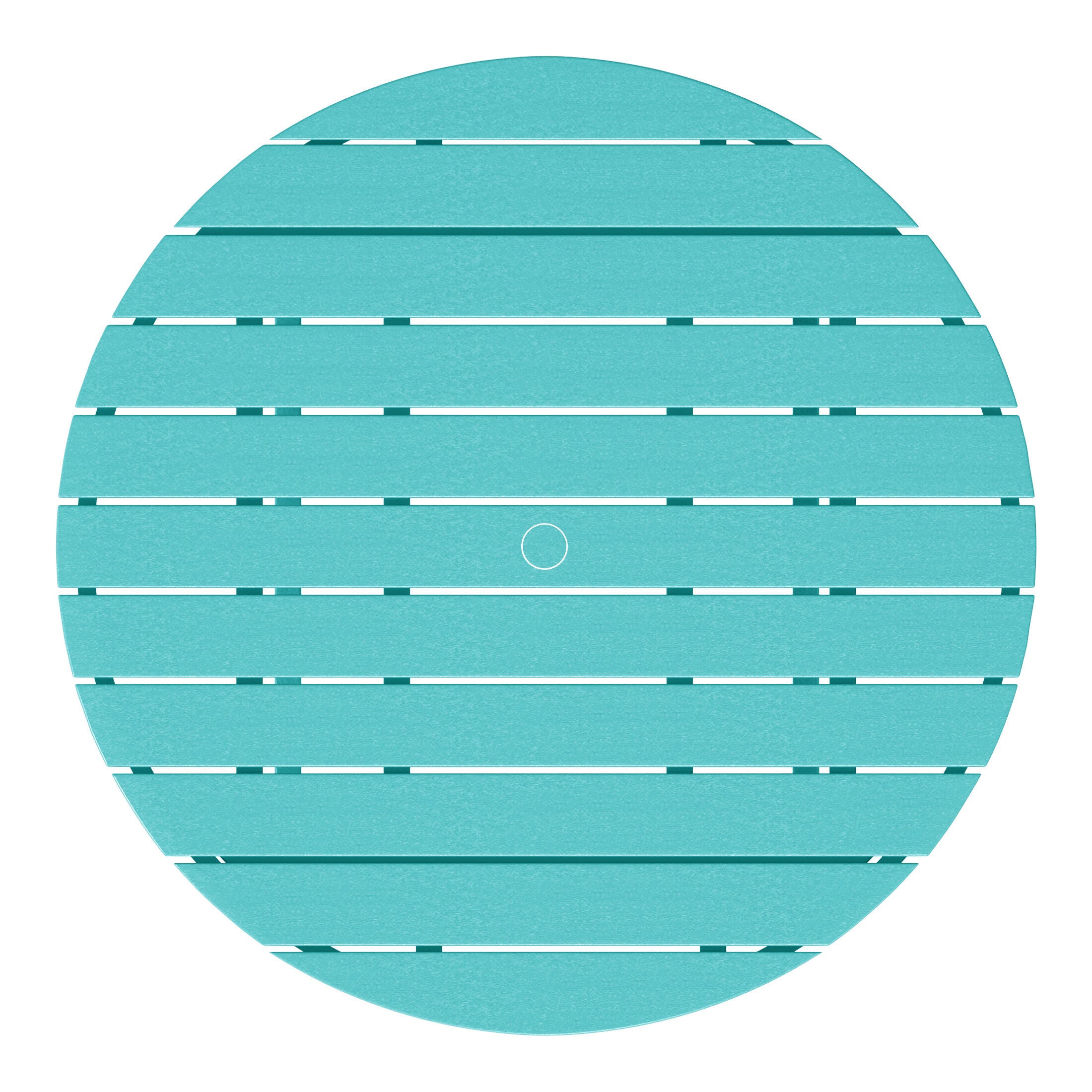 Westin Furniture Laguna Outdoor Round Dining Table, Turquoise, large