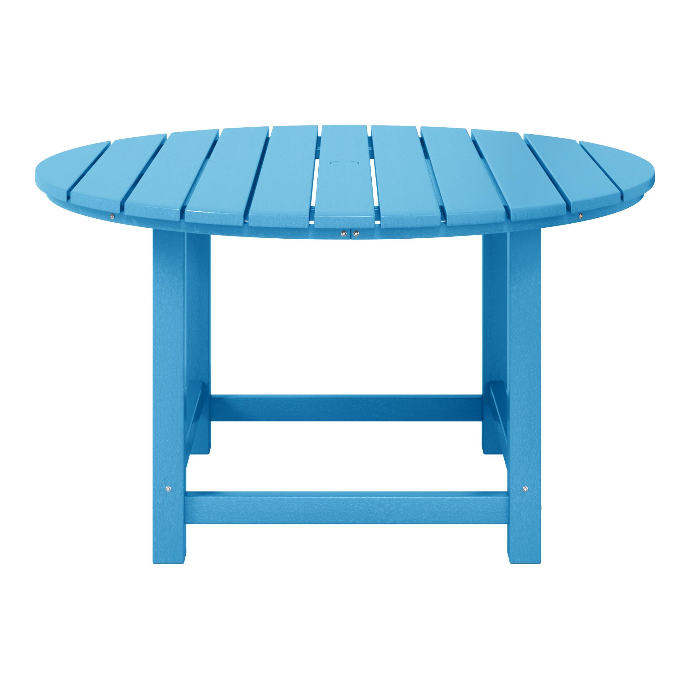 Westin Furniture Laguna Outdoor Round Dining Table, Pacific Blue, large