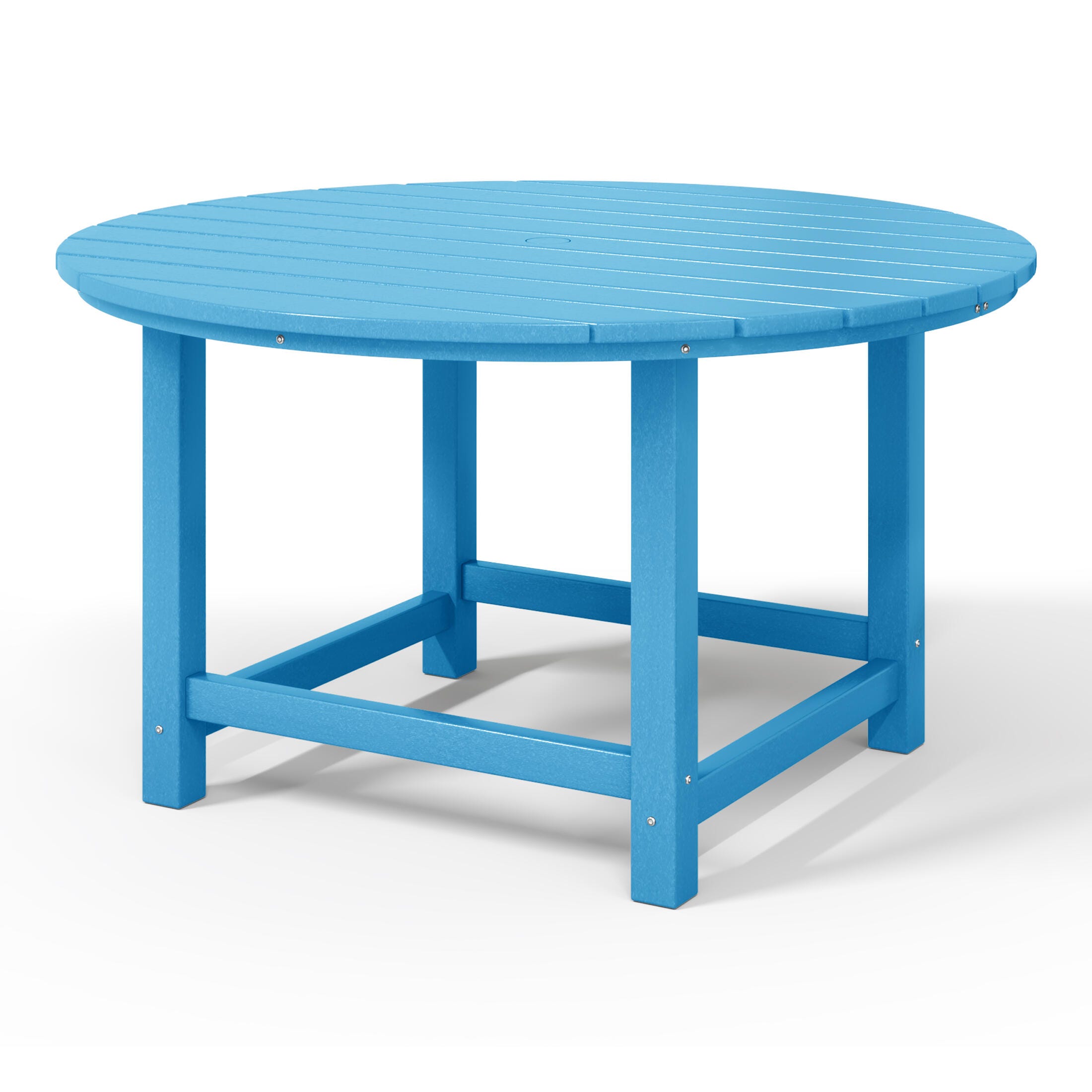 Westin Furniture Laguna Outdoor Round Dining Table, Pacific Blue, large