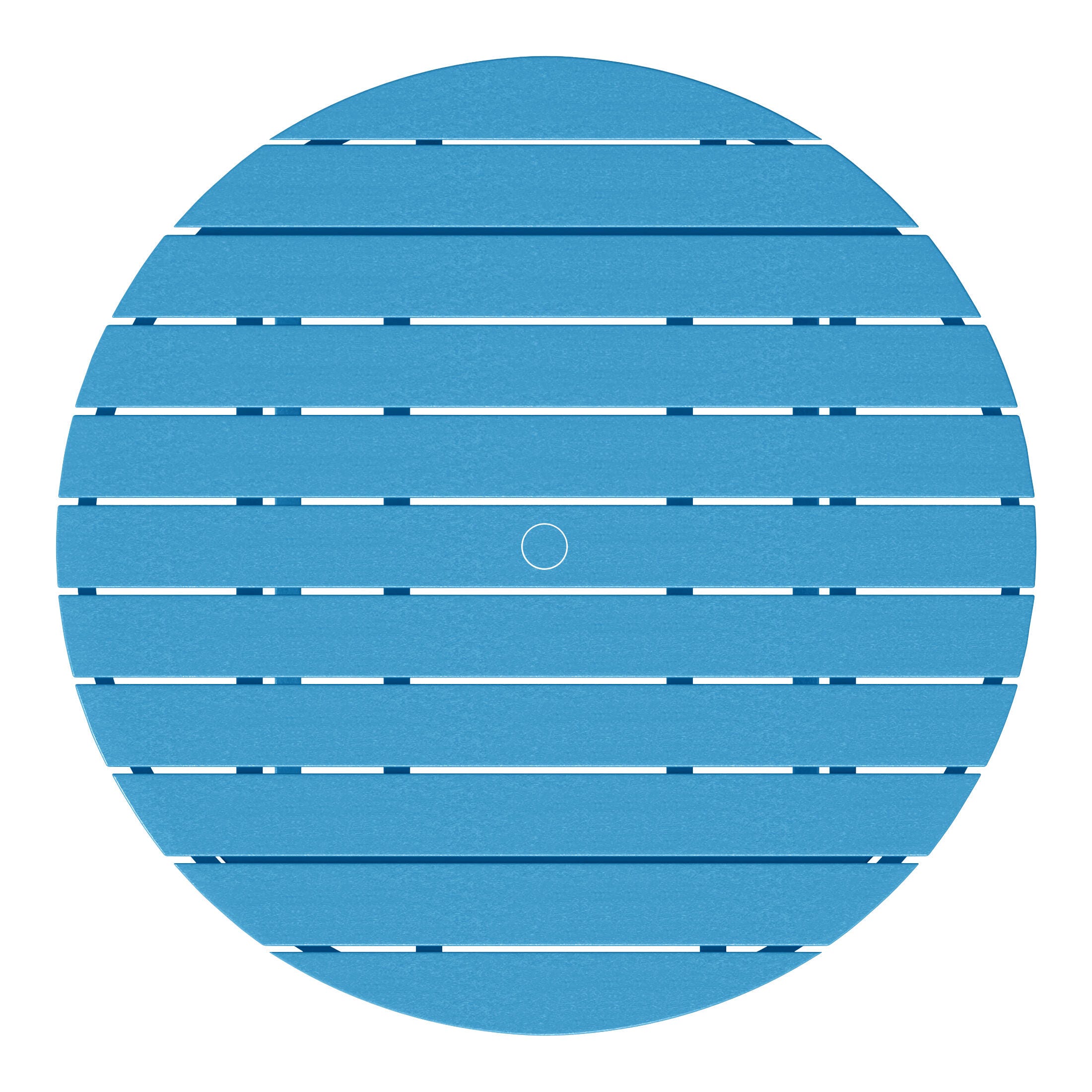 Westin Furniture Laguna Outdoor Round Dining Table, Pacific Blue, large