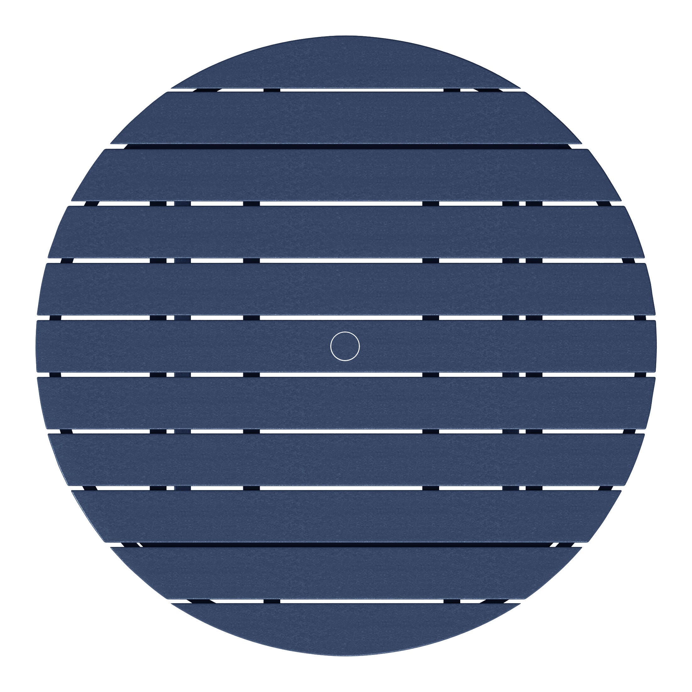 Westin Furniture Laguna Outdoor Round Dining Table, Navy Blue, large