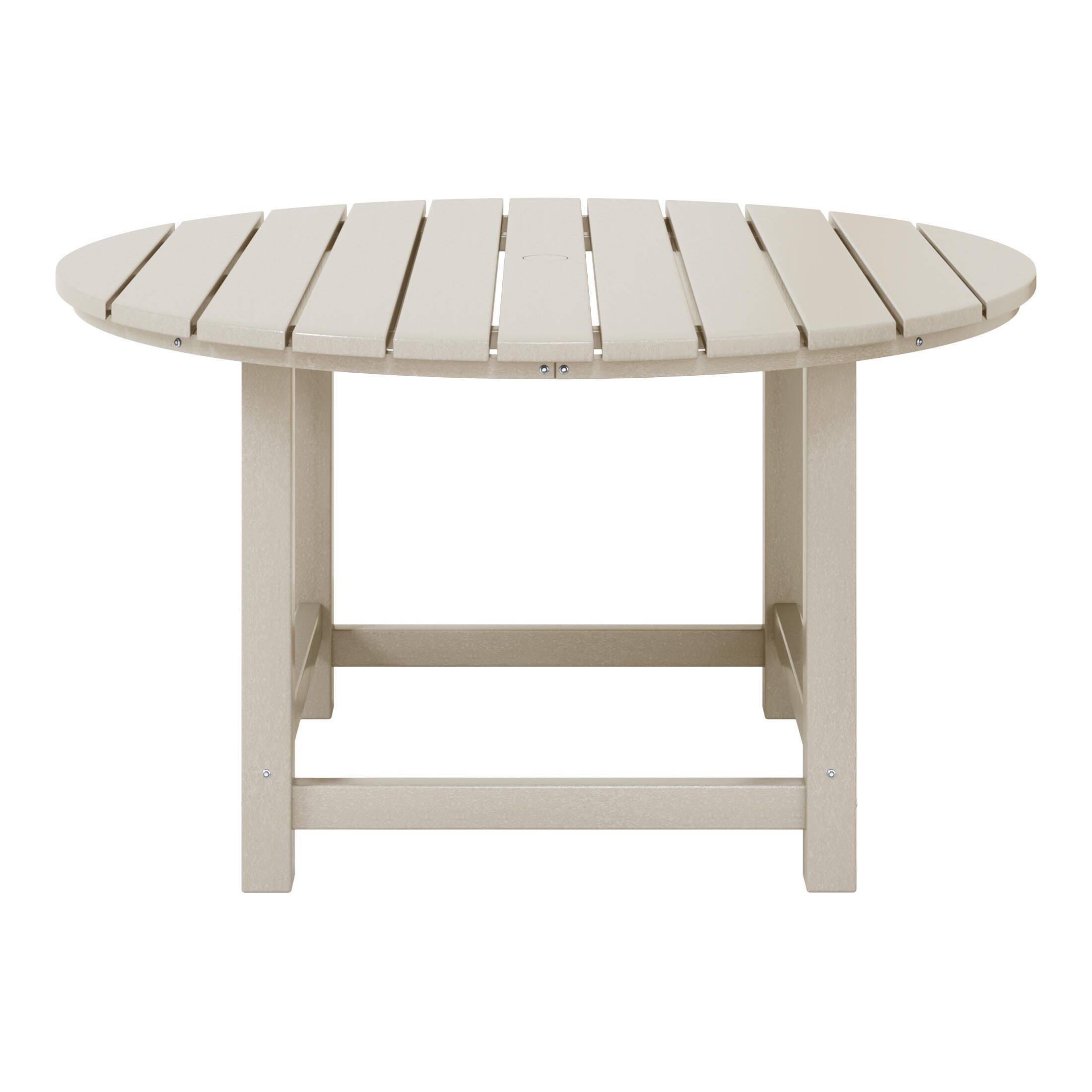 Westin Furniture Laguna Outdoor Round Dining Table, Sand, large