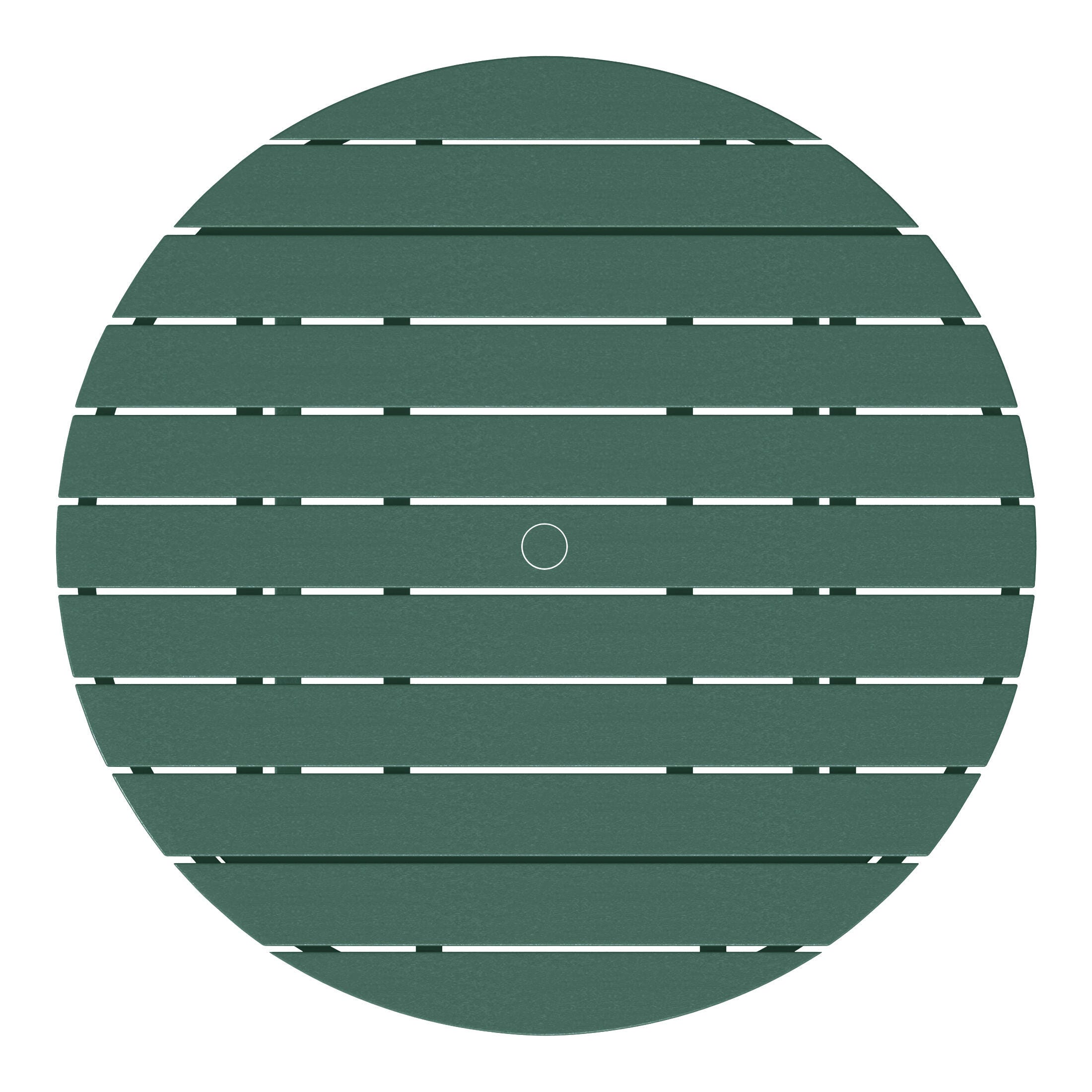 Westin Furniture Laguna Outdoor Round Dining Table, Dark Green, large