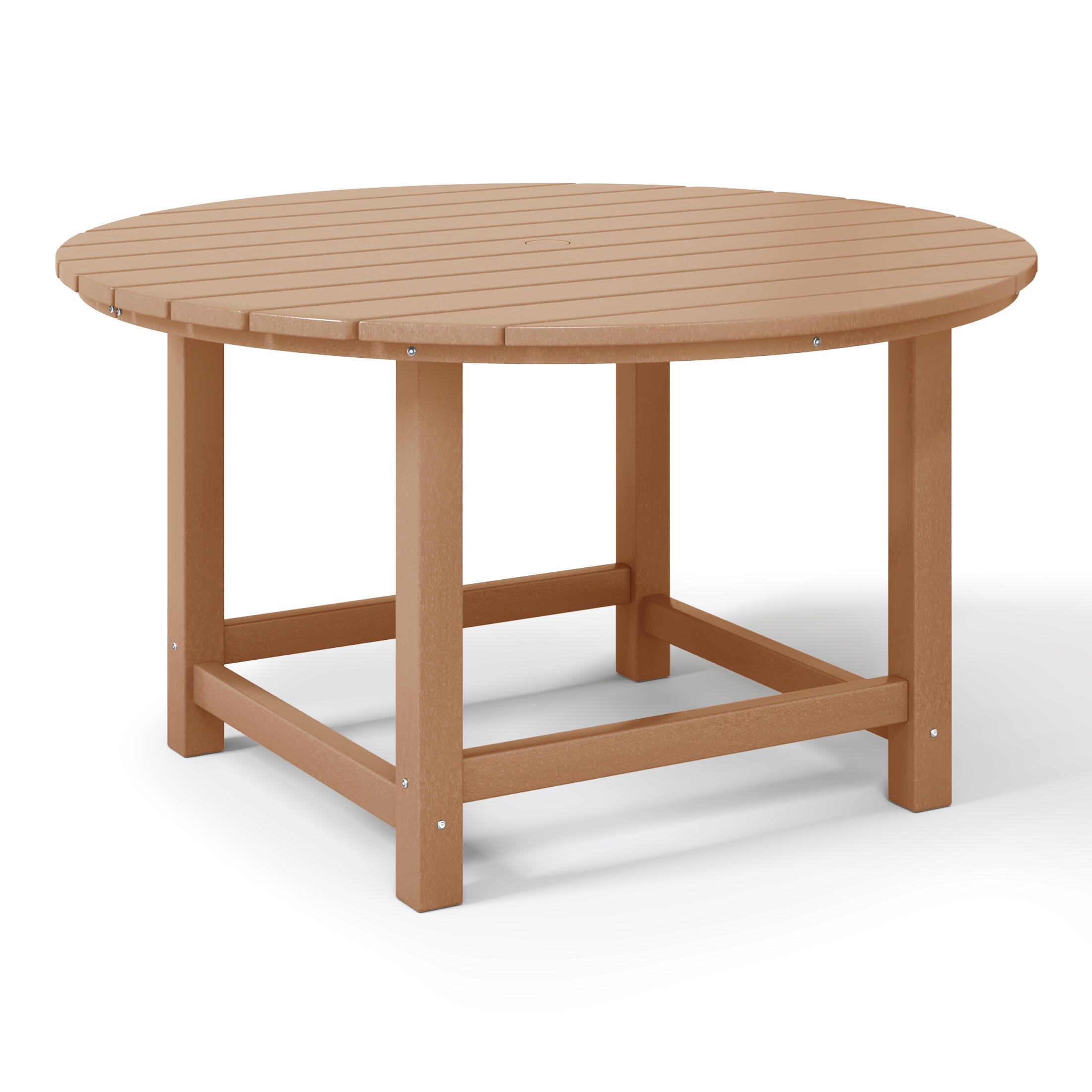 Westin Furniture Laguna Outdoor Round Dining Table, Teak, large