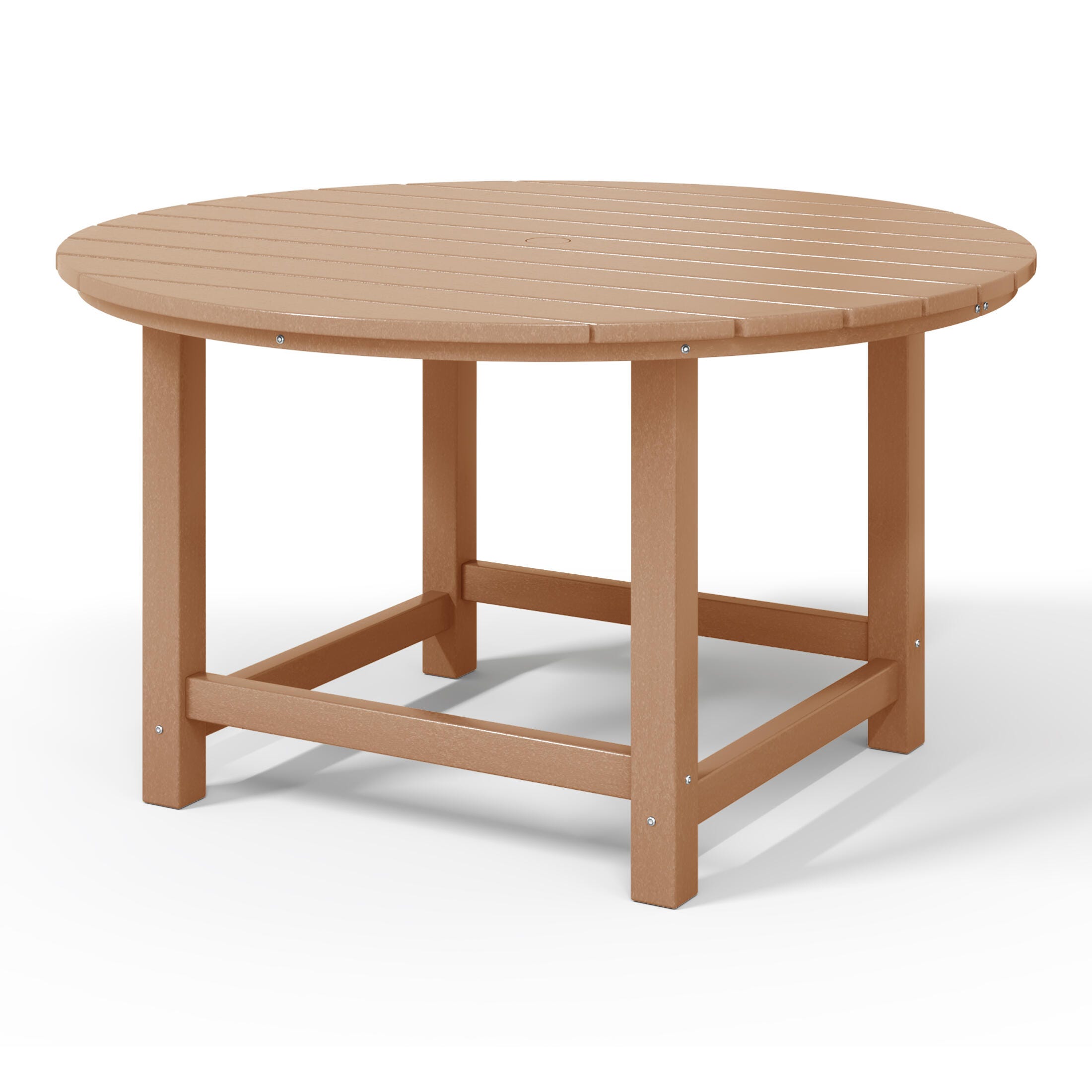 Westin Furniture Laguna Outdoor Round Dining Table, Teak, large