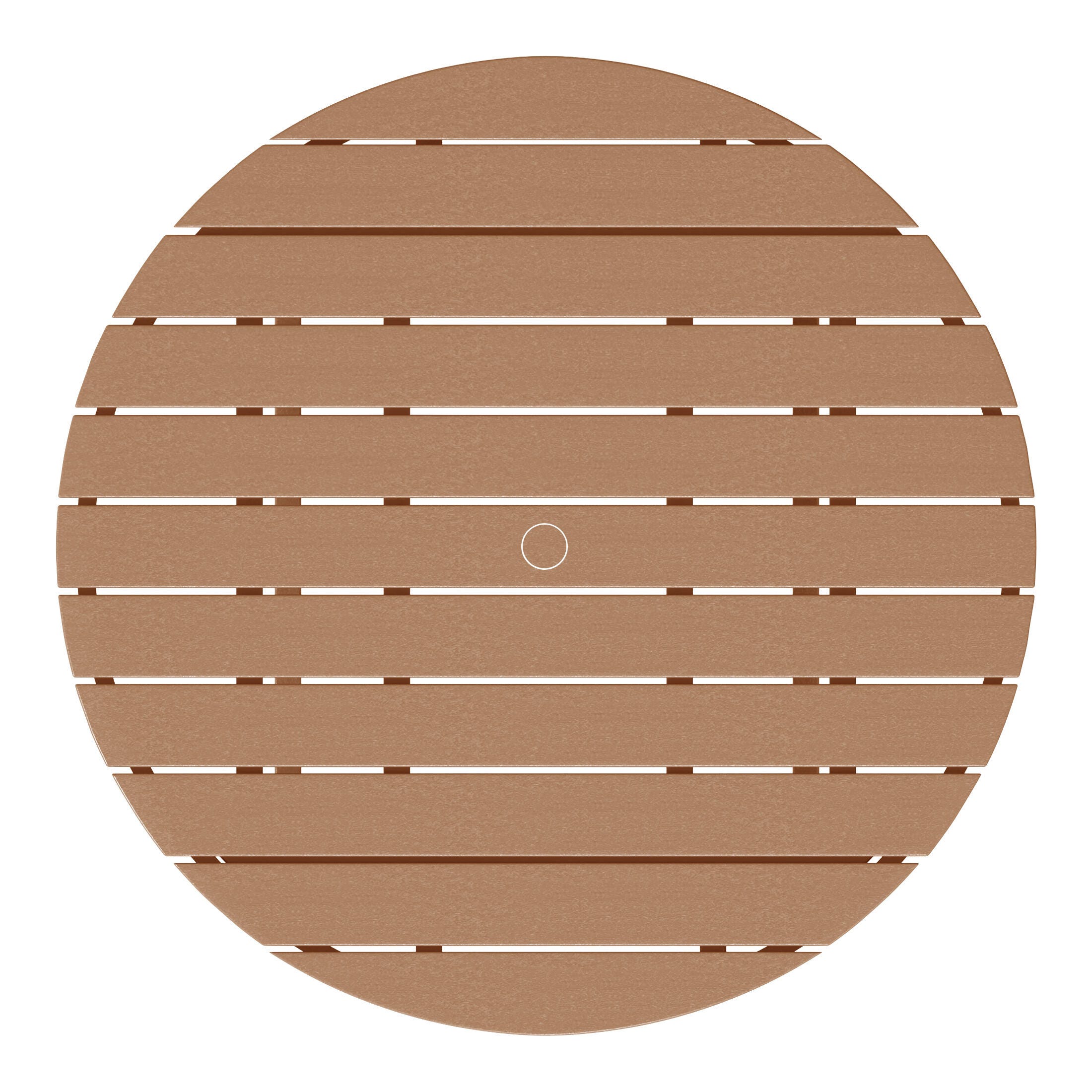 Westin Furniture Laguna Outdoor Round Dining Table, Teak, large