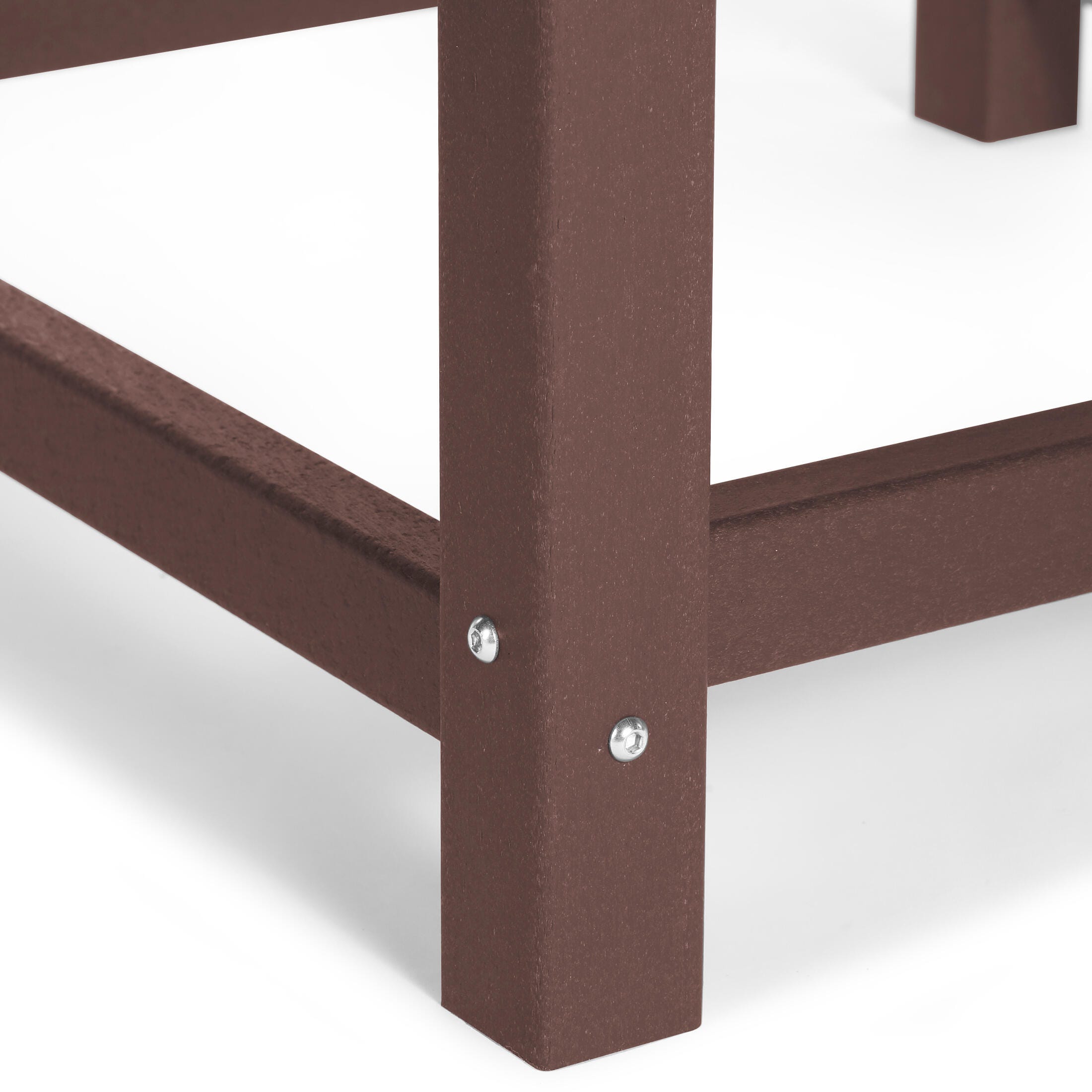 Westin Furniture Laguna Outdoor Round Dining Table, Dark Brown, large