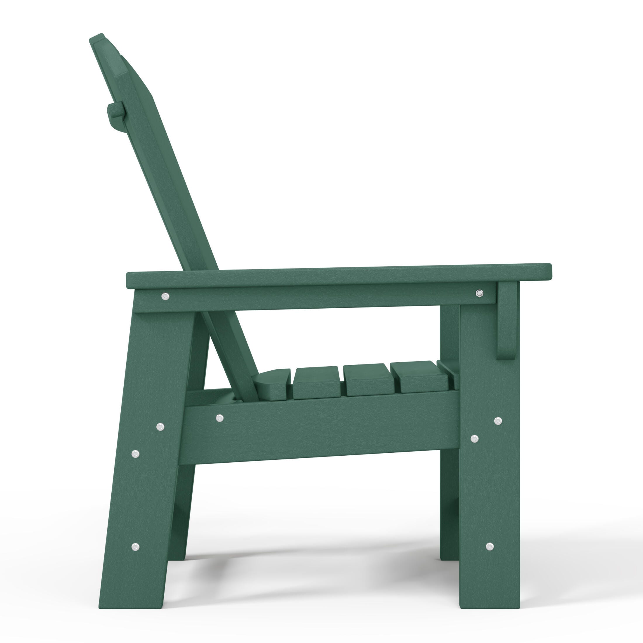 Westin Furniture Laguna Outdoor Adirondack Chair, Dark Green, large