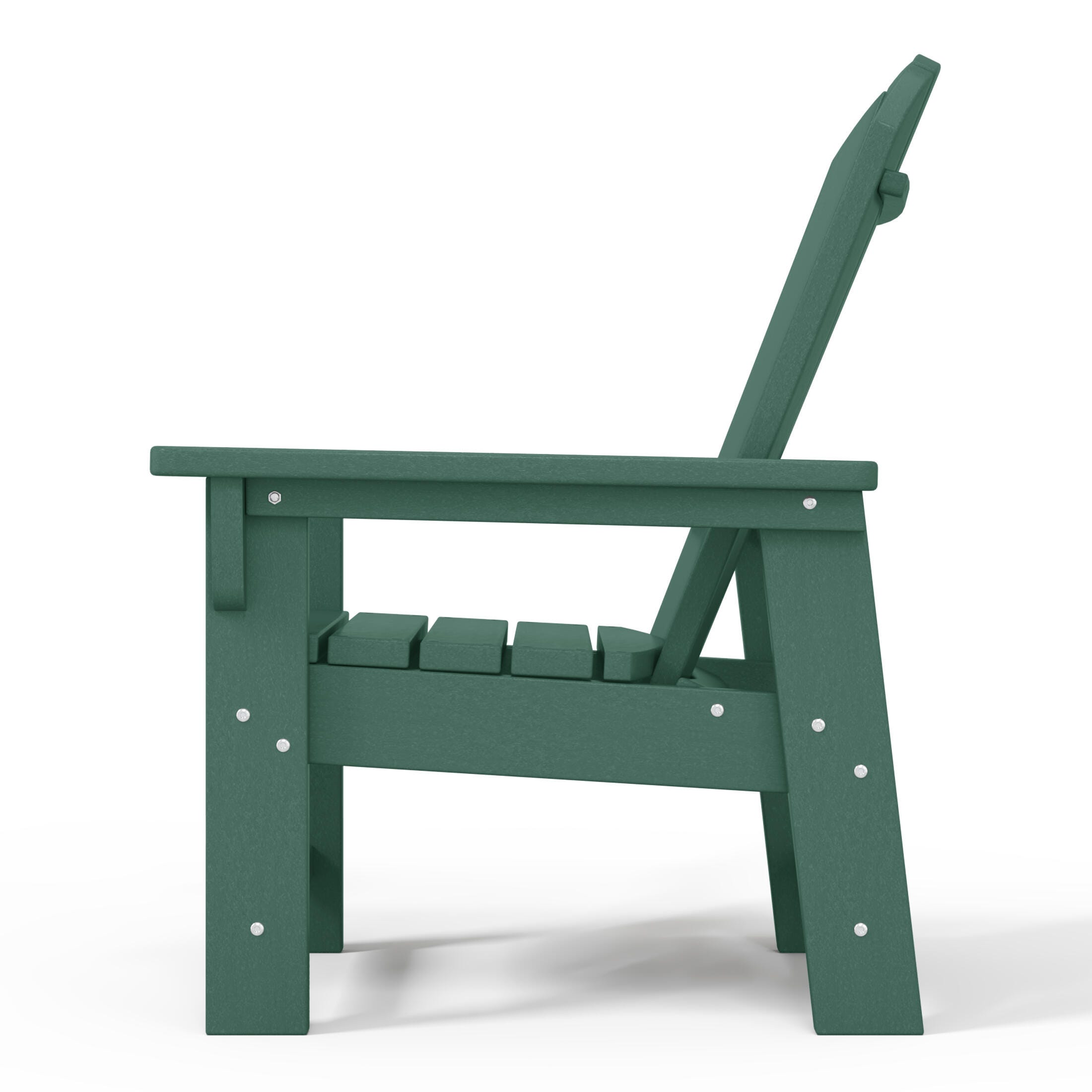 Westin Furniture Laguna Outdoor Adirondack Chair, Dark Green, large