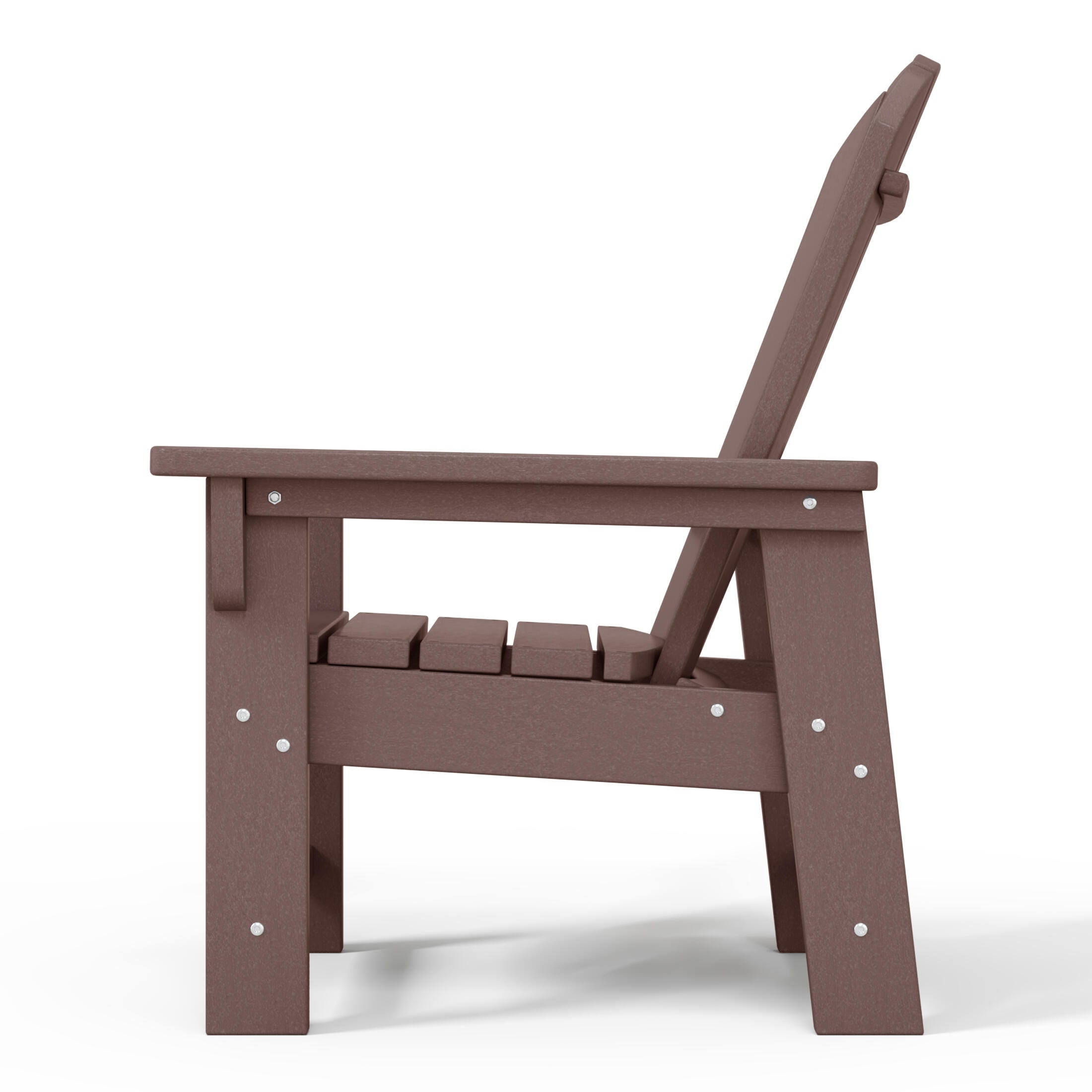 Westin Furniture Laguna Outdoor Adirondack Chair, Dark Brown, large