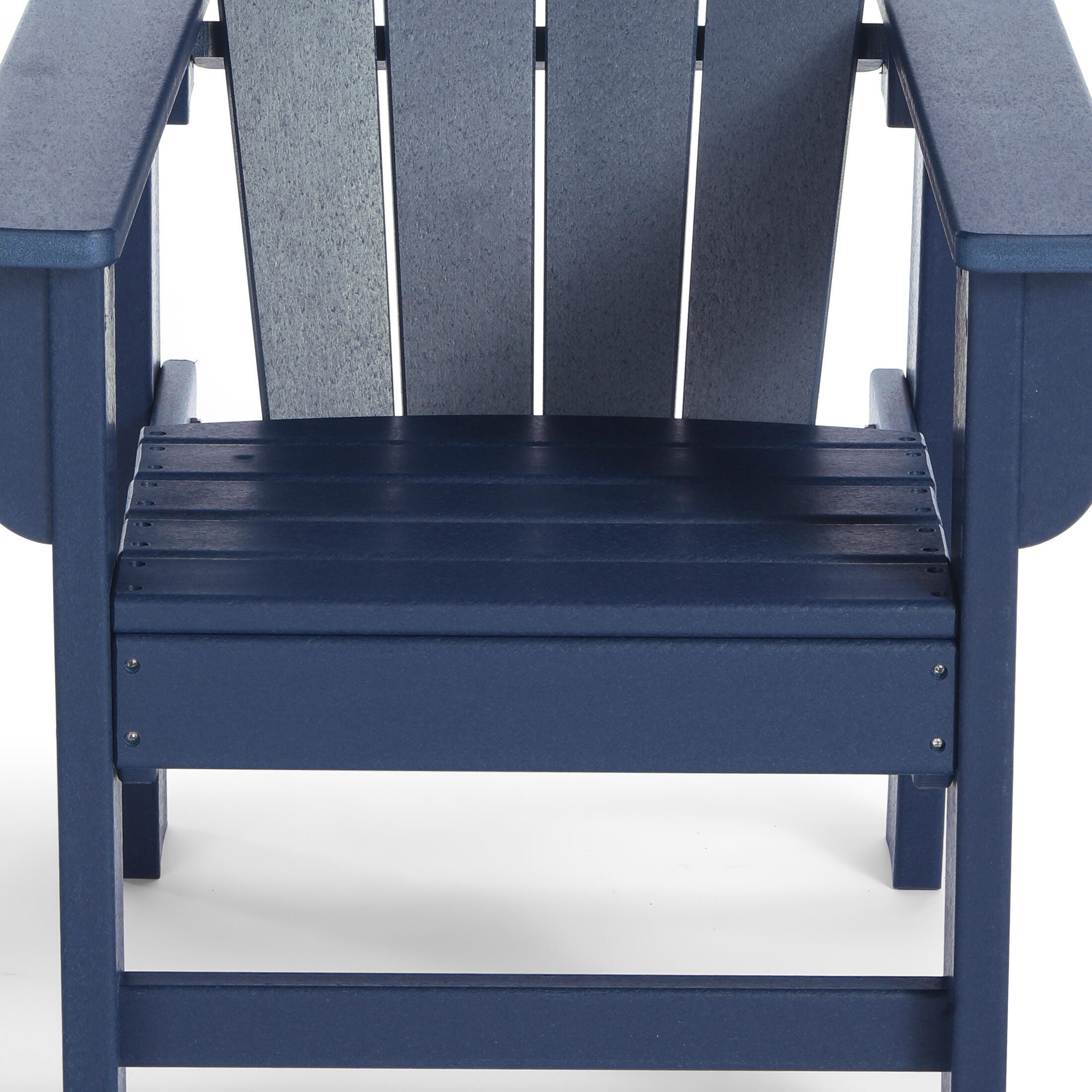 Westin Furniture Laguna Outdoor Adirondack Chair, Navy Blue, large