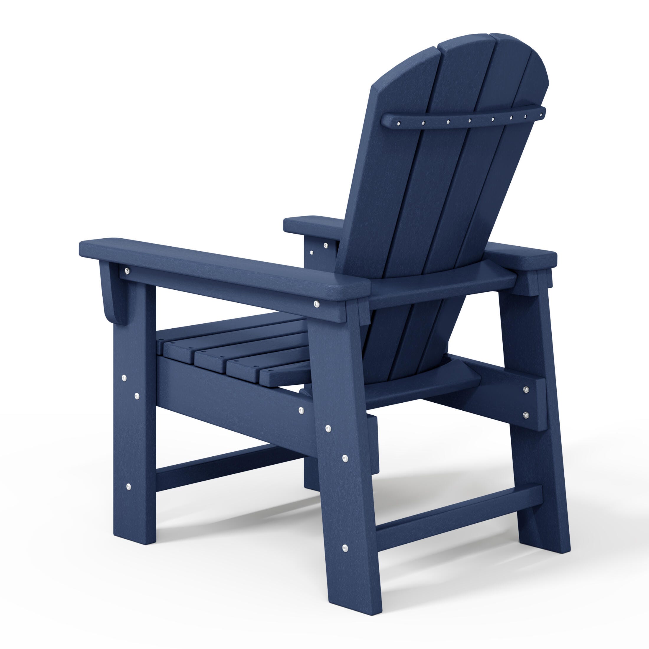 Westin Furniture Laguna Outdoor Adirondack Chair, Navy Blue, large