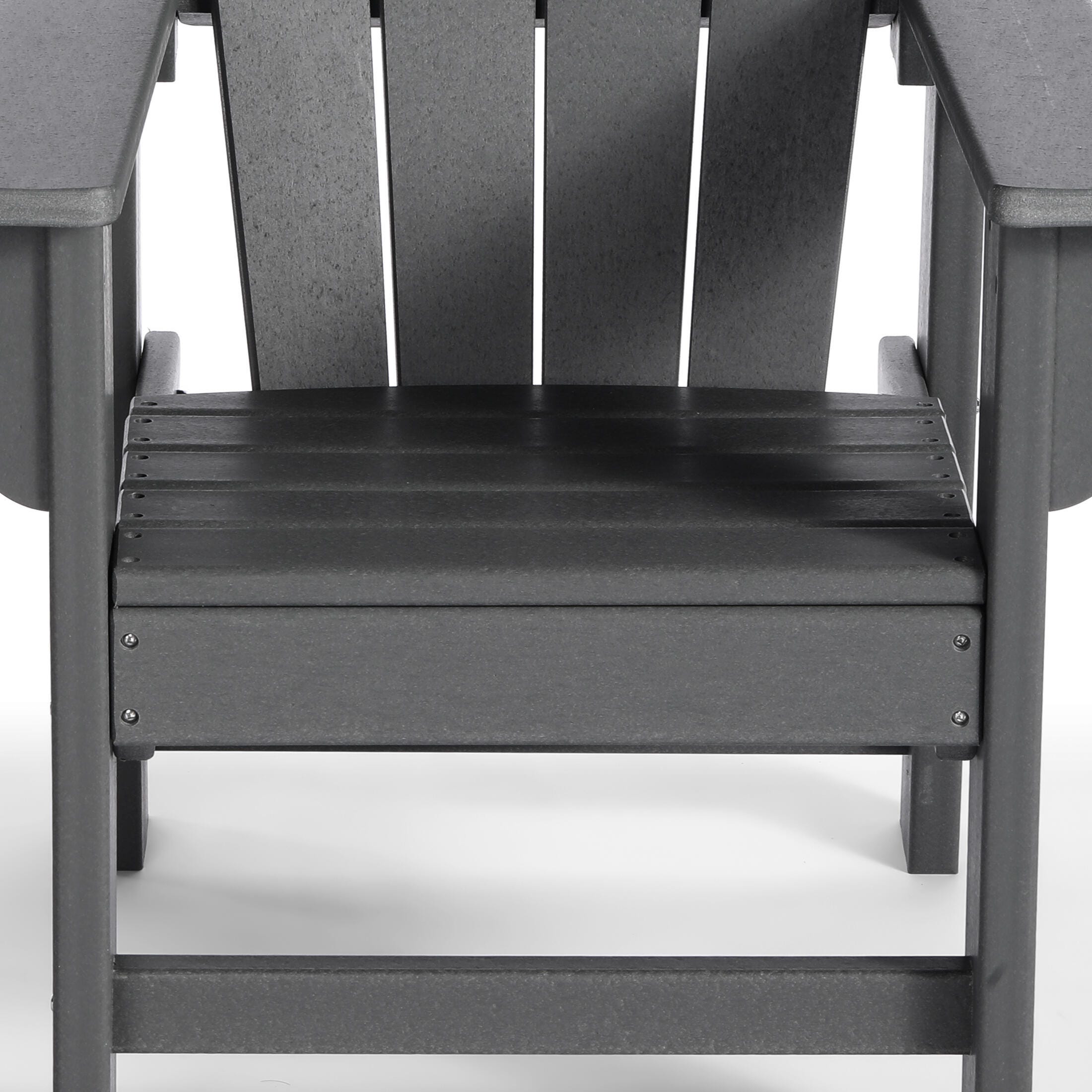 Westin Furniture Laguna Outdoor Adirondack Chair, Gray, large
