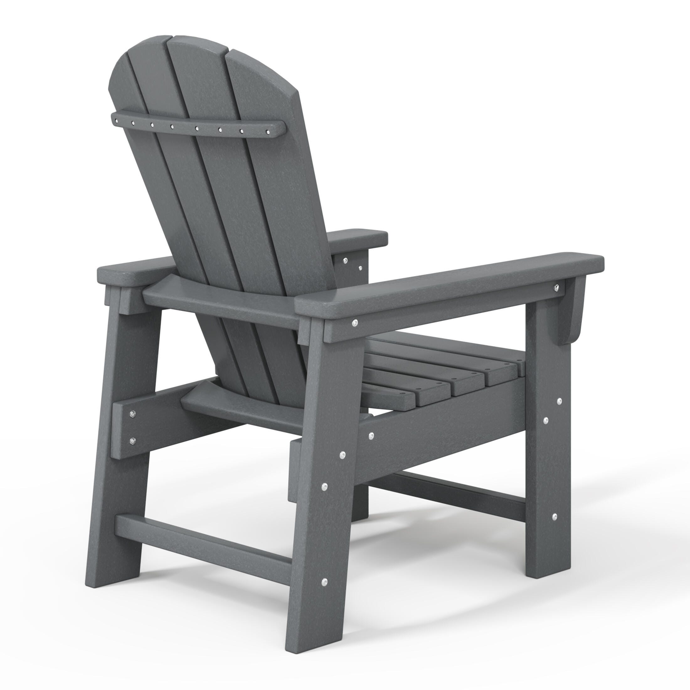 Westin Furniture Laguna Outdoor Adirondack Chair, Gray, large