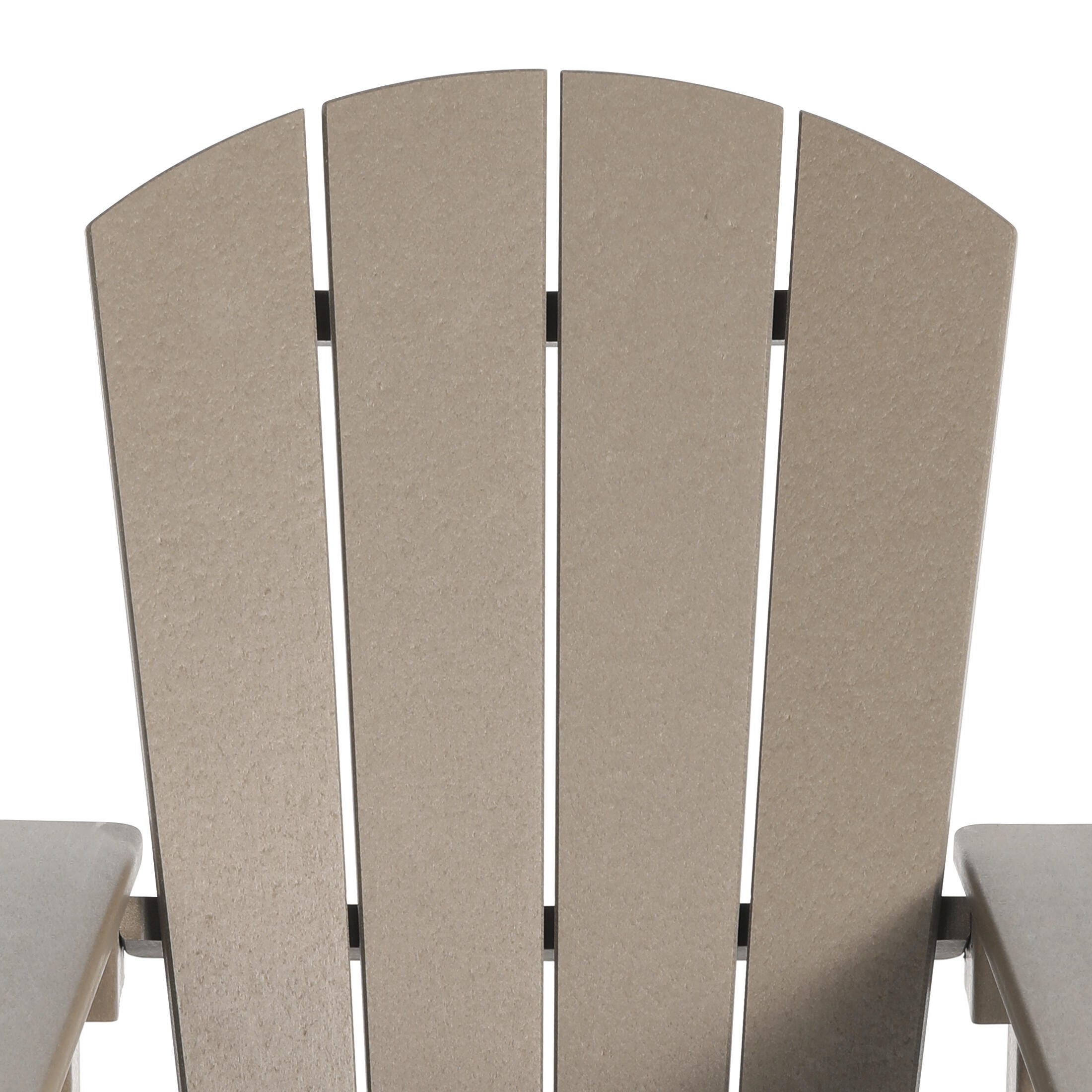 Westin Furniture Laguna Outdoor Adirondack Chair, Weathered Wood, large