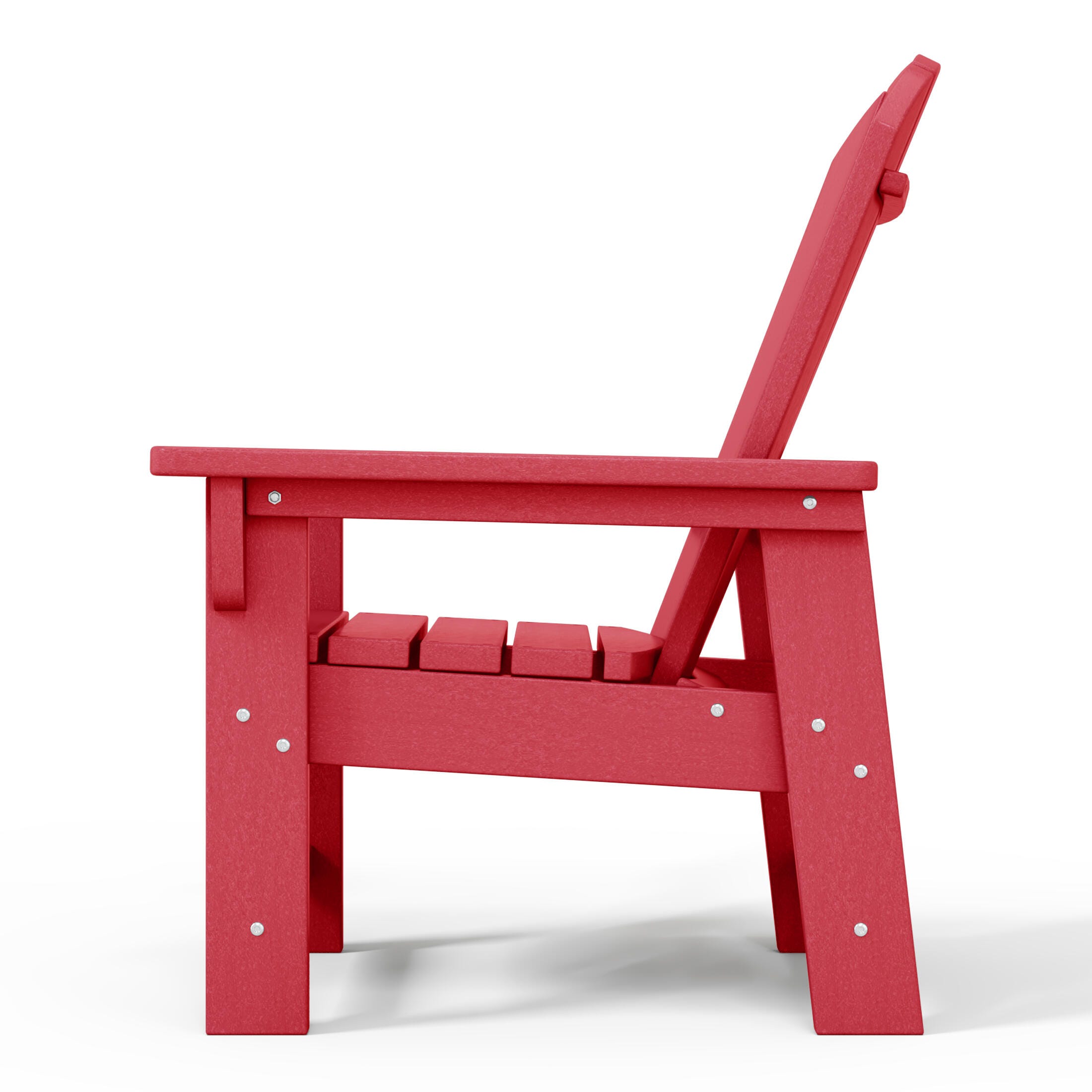 Westin Furniture Laguna Outdoor Adirondack Chair, Red, large