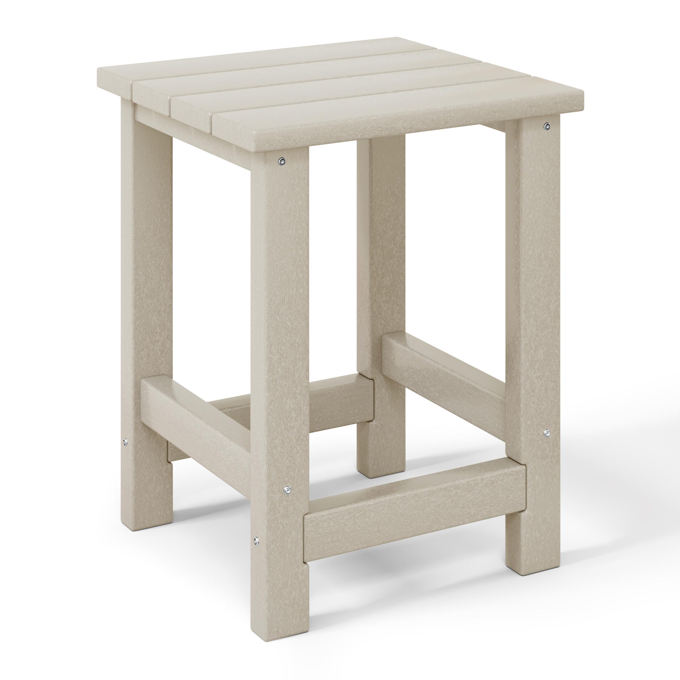Westin Furniture Laguna Outdoor Adirondack 2 Chairs and Side Table Set, Sand, large