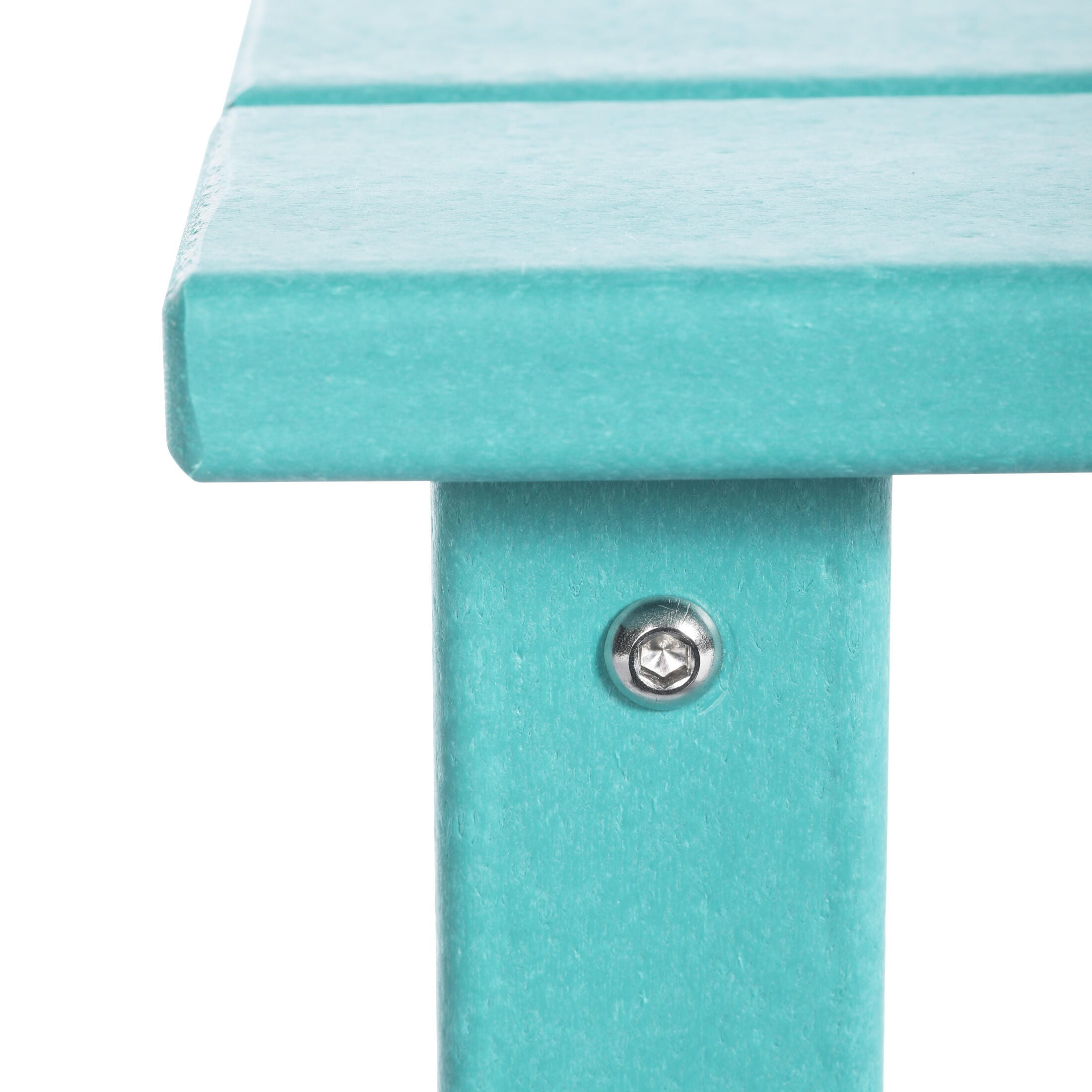 Westin Furniture Laguna Outdoor Adirondack 2 Chairs and Side Table Set, Turquoise, large