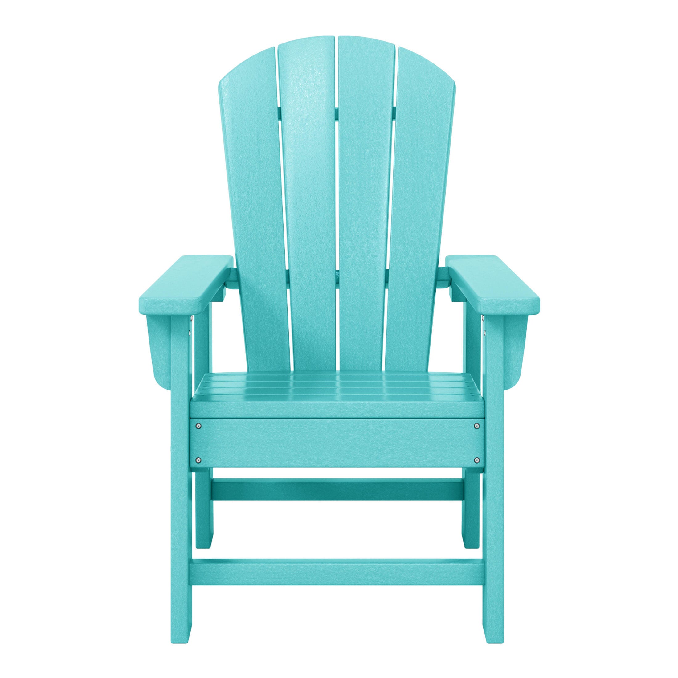 Westin Furniture Laguna Outdoor Adirondack 2 Chairs and Side Table Set, Turquoise, large