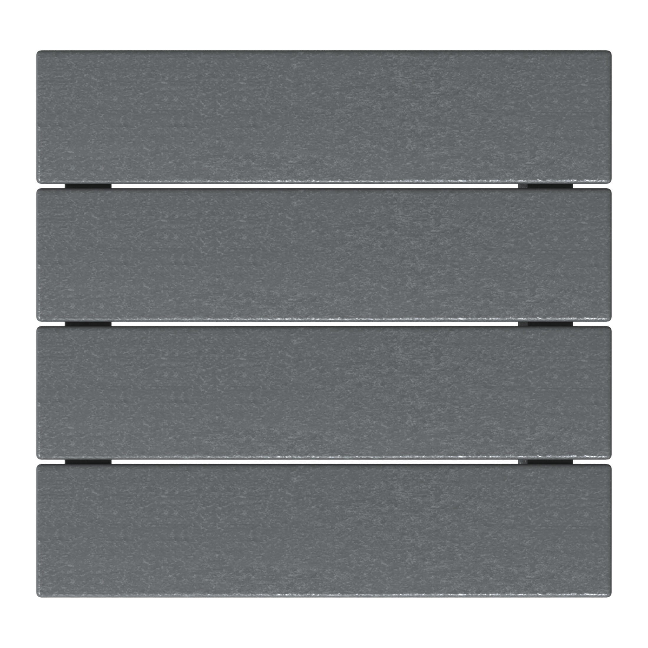 Westin Furniture Laguna Outdoor Adirondack 2 Chairs and Side Table Set, Gray, large