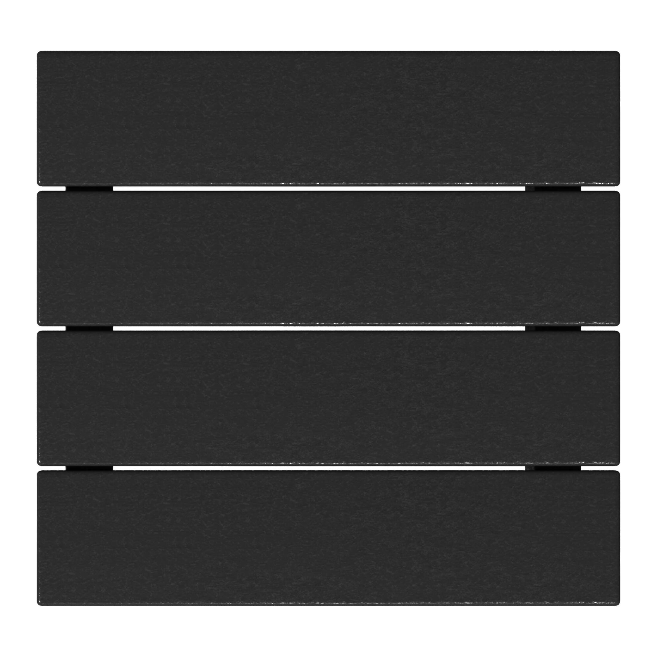 Westin Furniture Laguna Outdoor Adirondack 2 Chairs and Side Table Set, Black, large