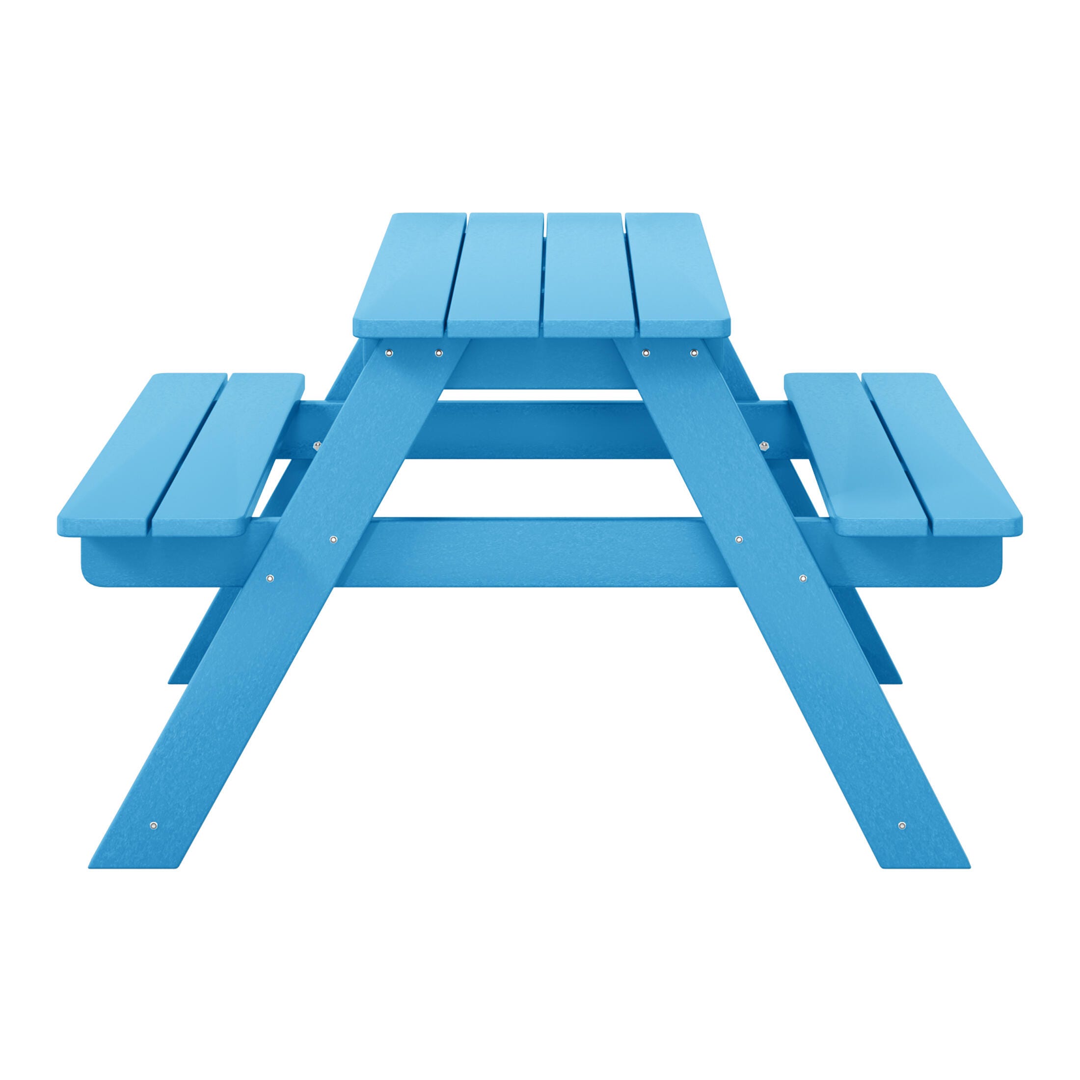 Westin Furniture Laguna Outdoor Picnic Table, Pacific Blue, large