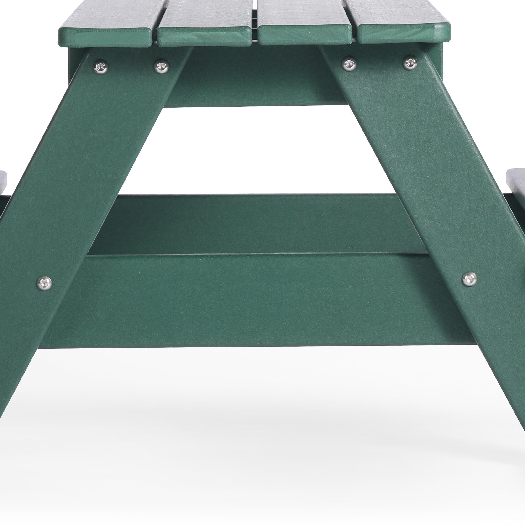 Westin Furniture Laguna Outdoor Picnic Table, Dark Green, large