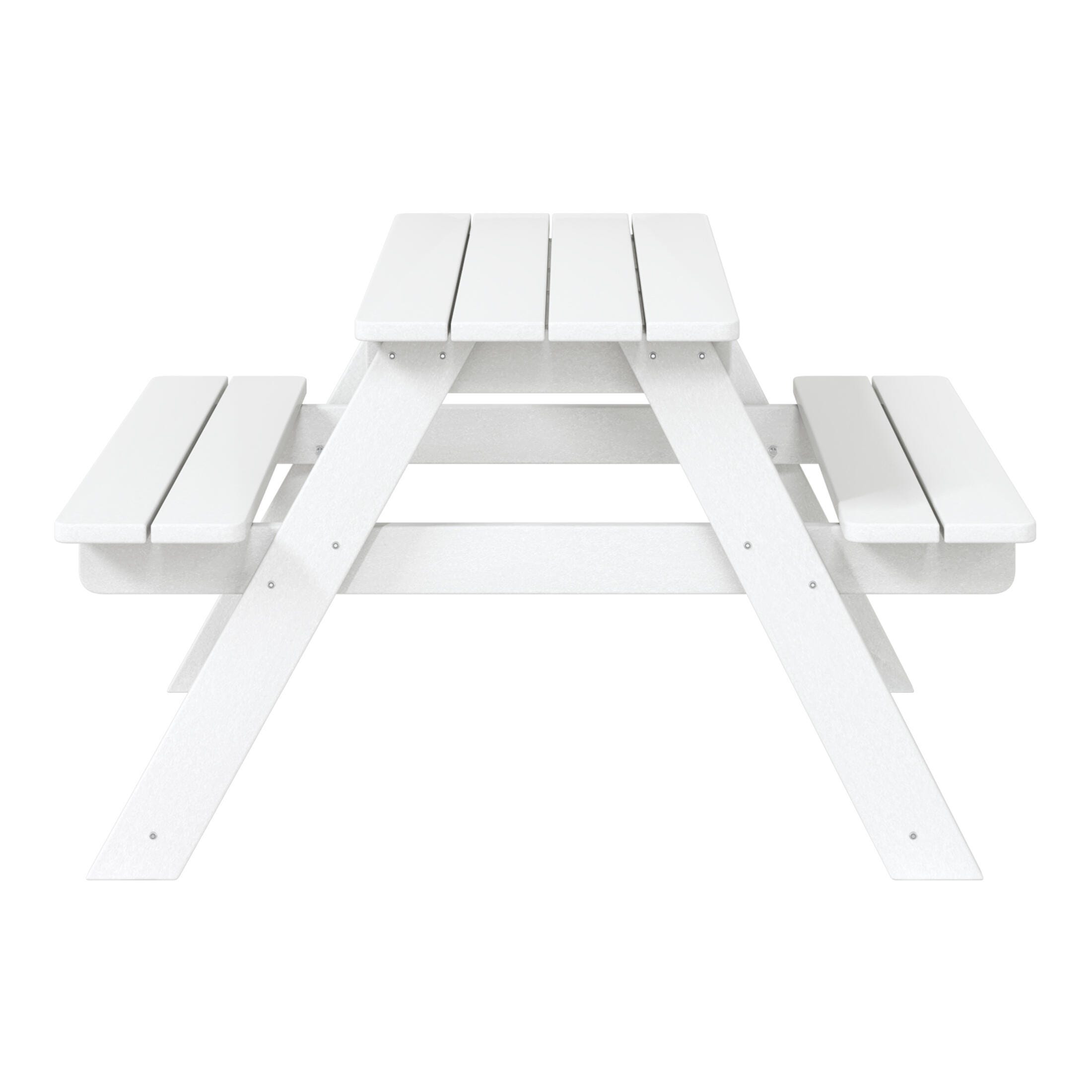 Westin Furniture Laguna Outdoor Picnic Table, White, large