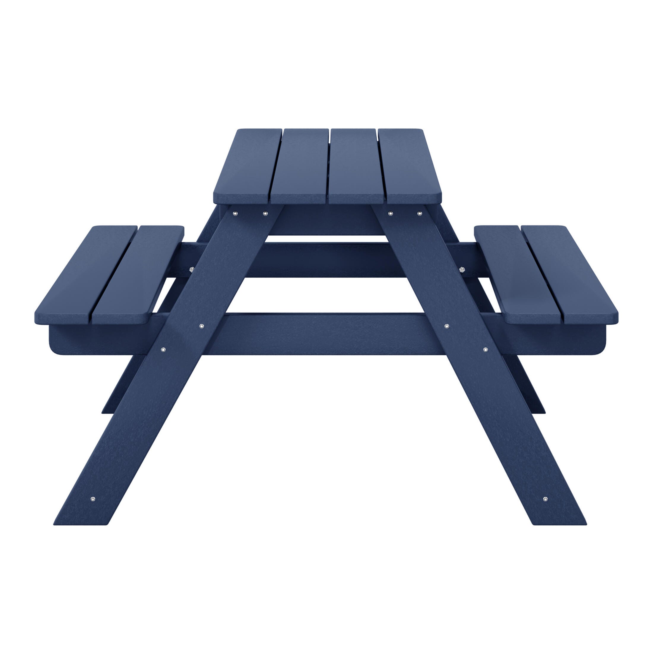 Westin Furniture Laguna Kids Outdoor Picnic Table, Navy Blue