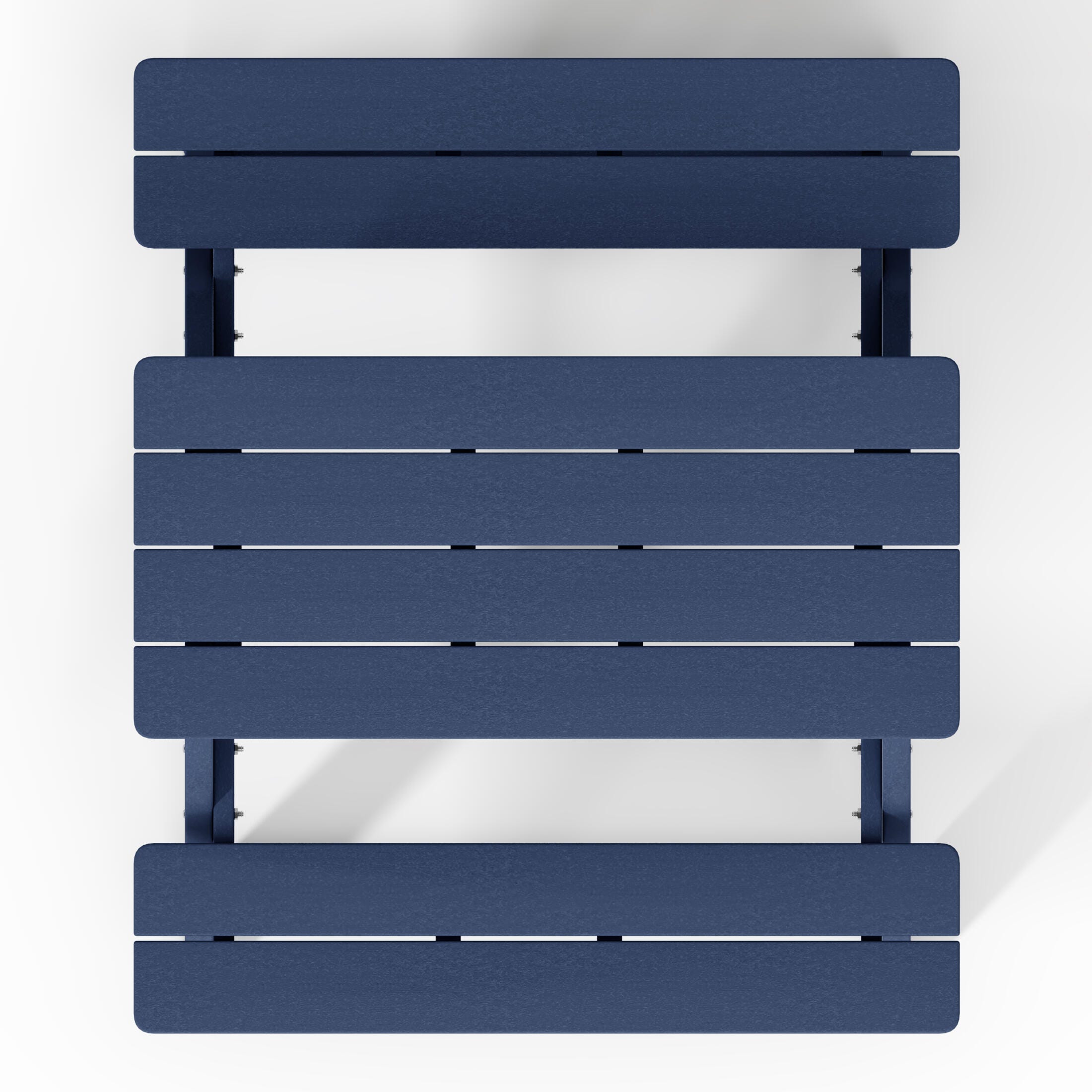 Westin Furniture Laguna Outdoor Picnic Table, Navy Blue, large